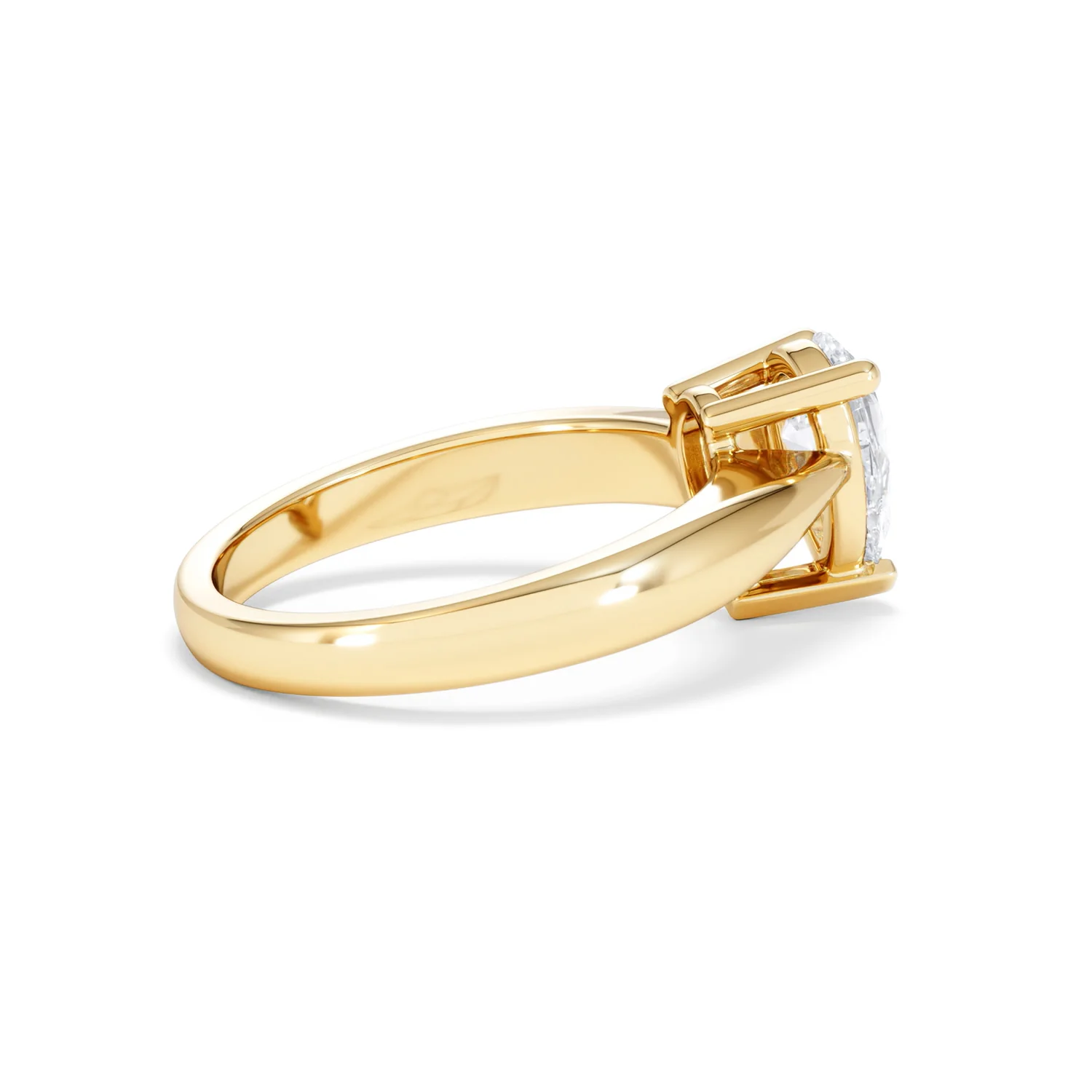 Naomi Pear Cut Lab Diamond Engagement Ring 1.00ct H/SI in 9k Gold - Image 34