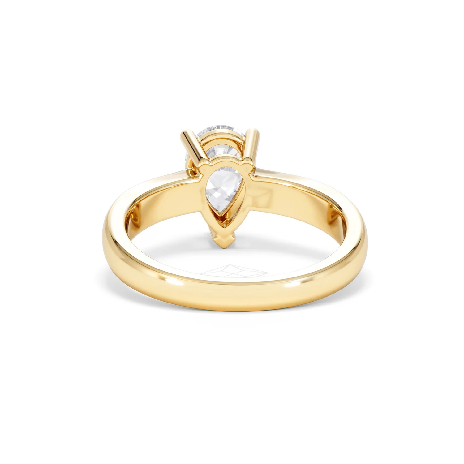 Naomi Pear Cut Lab Diamond Engagement Ring 1.00ct H/SI in 9k Gold - Image 51