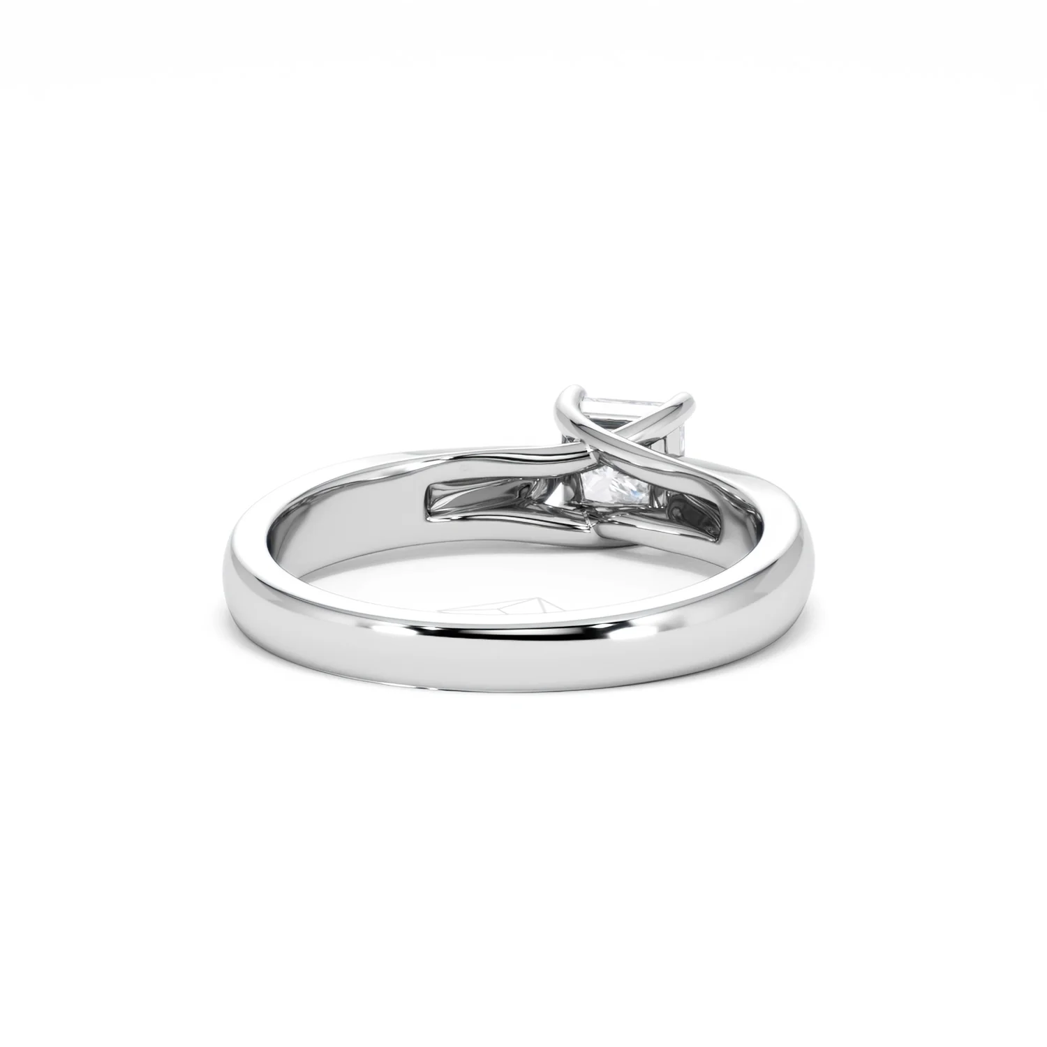 Naomi Princess Cut Lab Diamond Engagement Ring 0.50ct H/SI in 925 Silver - Image 46