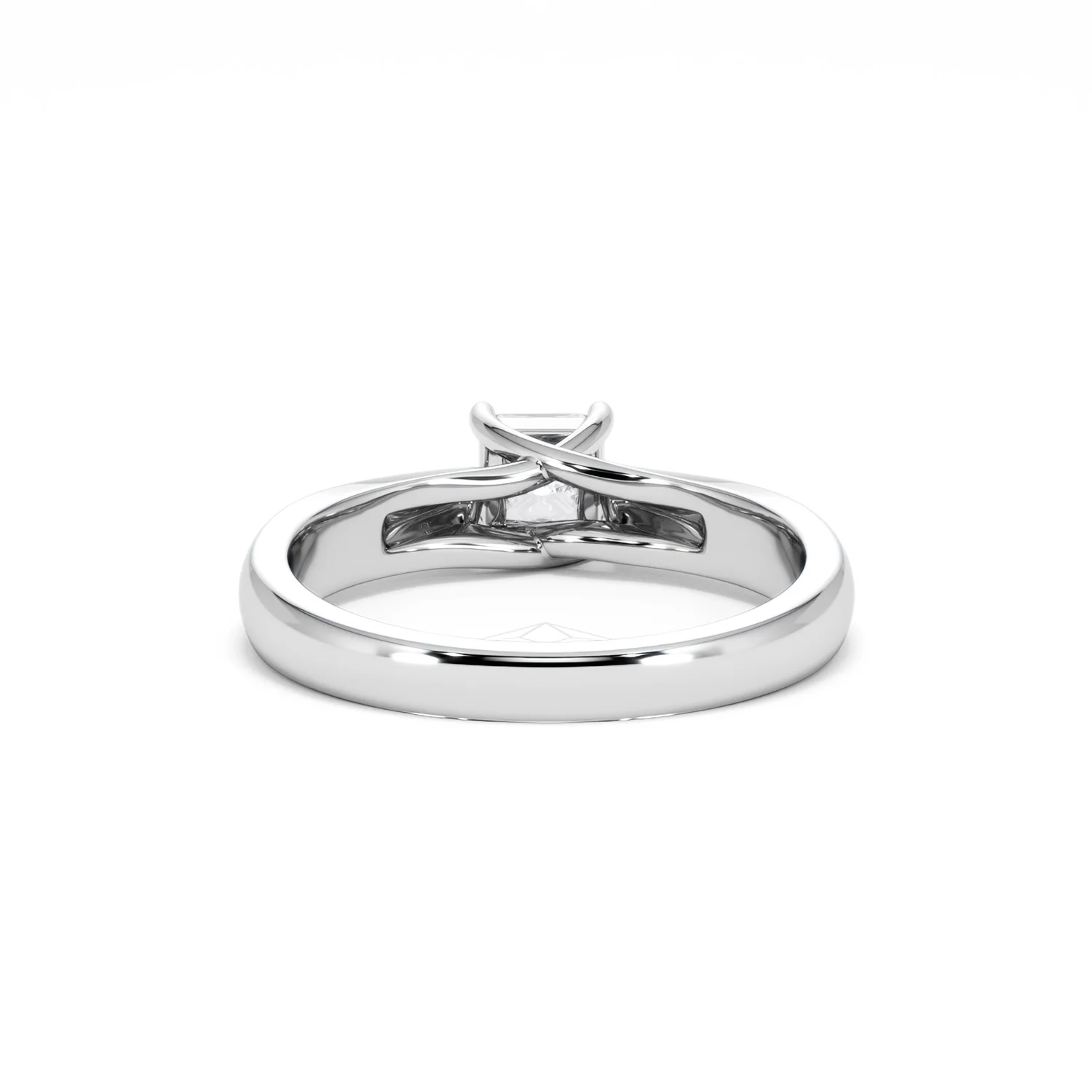 Naomi Princess Cut Lab Diamond Engagement Ring 0.50ct H/SI in 925 Silver - Image 50