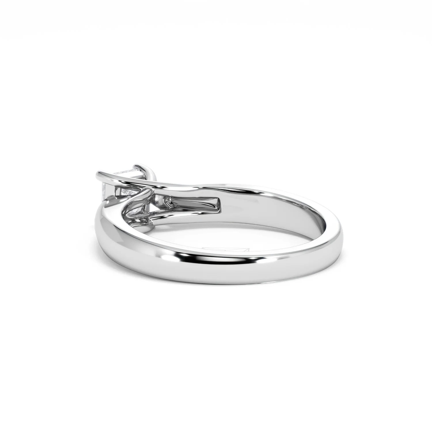 Naomi Princess Cut Lab Diamond Engagement Ring 0.50ct H/SI in 925 Silver - Image 59