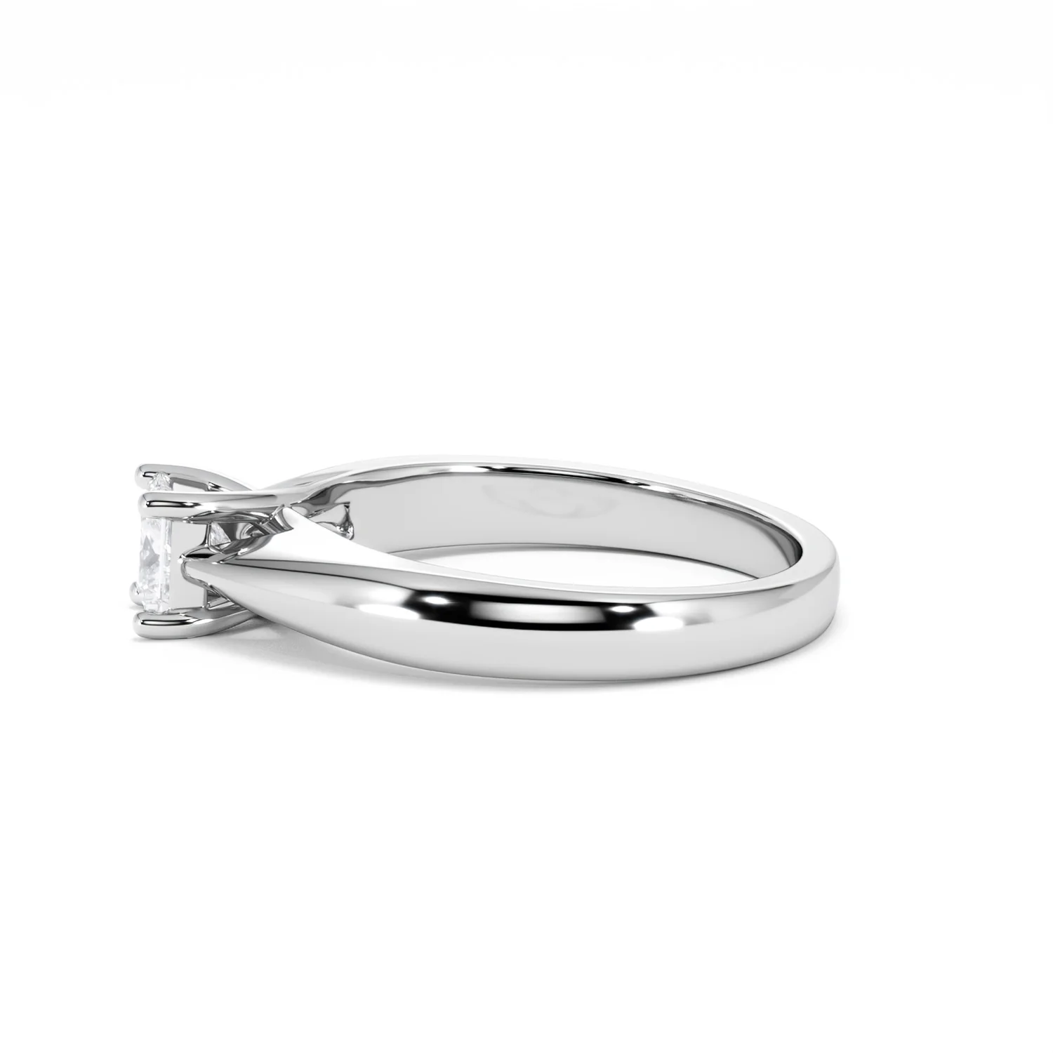Naomi Princess Cut Lab Diamond Engagement Ring 0.50ct H/SI in 925 Silver - Image 71