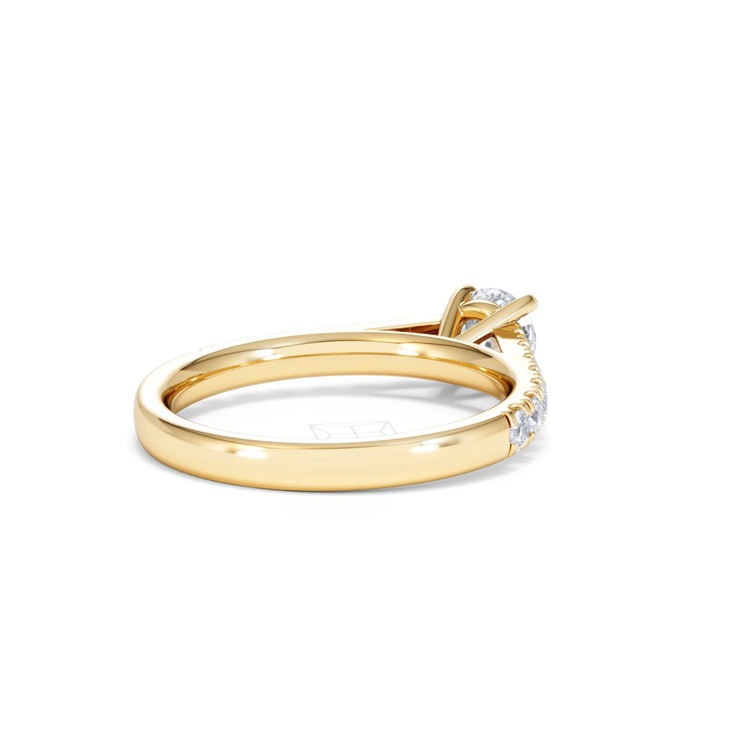 Natalia Diamond Engagement Side Stone Ring 18K Gold 0.91CT G/VS2 - Image 40