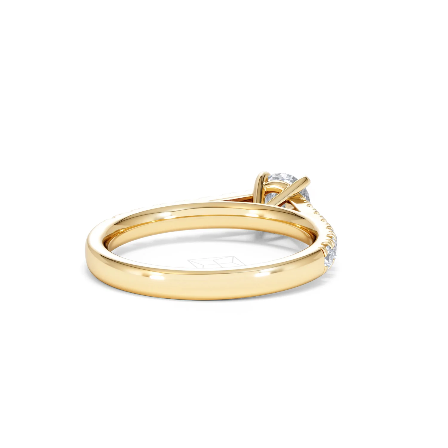 Natalia Diamond Engagement Side Stone Ring 18K Gold 0.91CT G/VS2 - Image 42