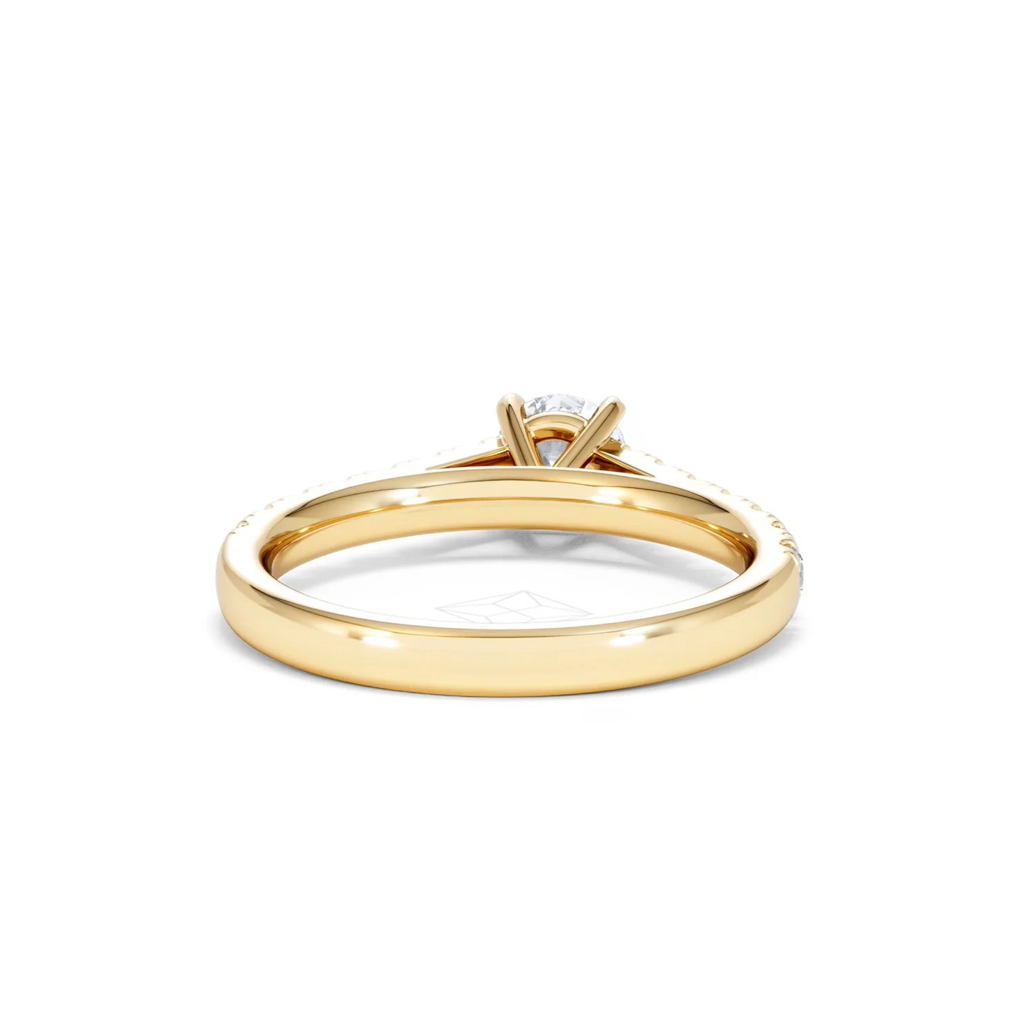 Natalia Diamond Engagement Side Stone Ring 18K Gold 0.91CT G/VS2 - Image 46