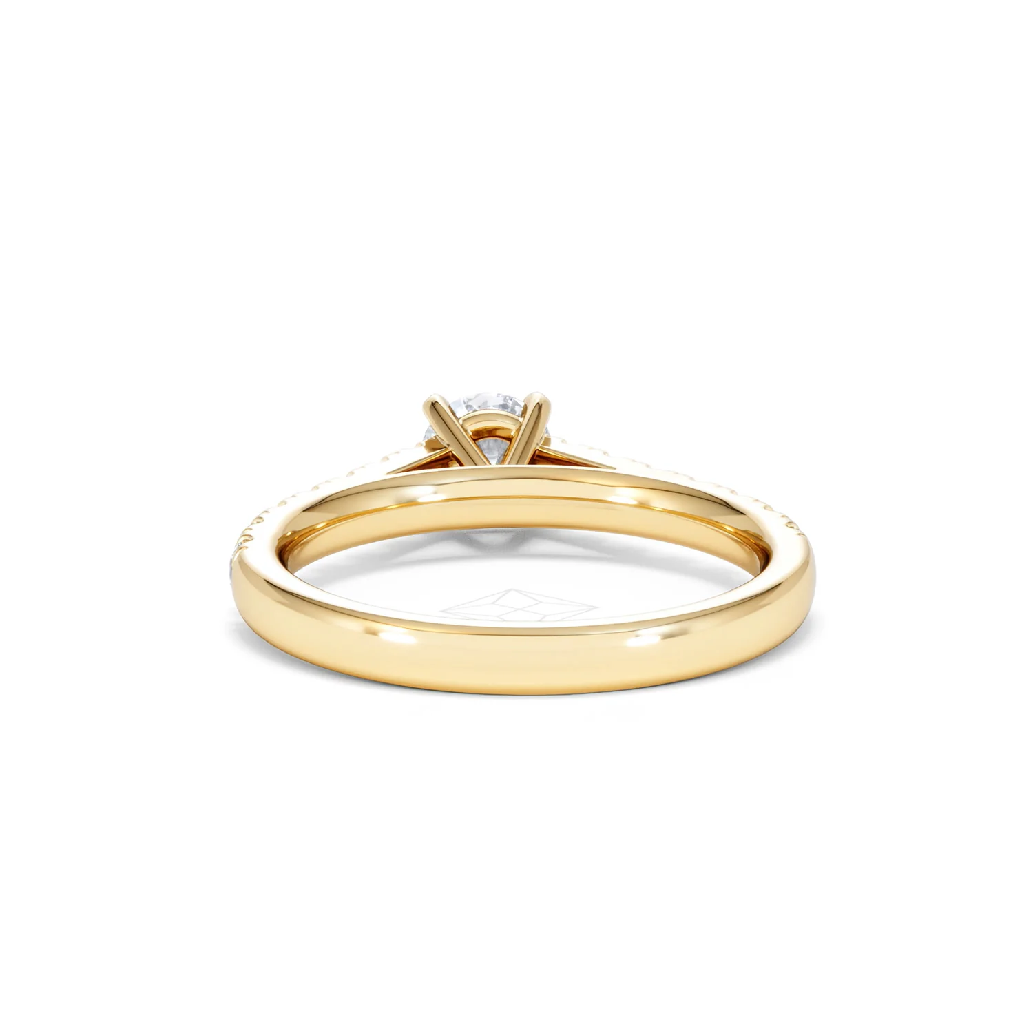 Natalia Diamond Engagement Side Stone Ring 18K Gold 0.91CT G/VS2 - Image 49