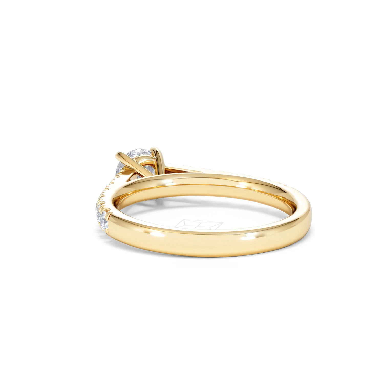 Natalia Diamond Engagement Side Stone Ring 18K Gold 0.91CT G/VS2 - Image 54