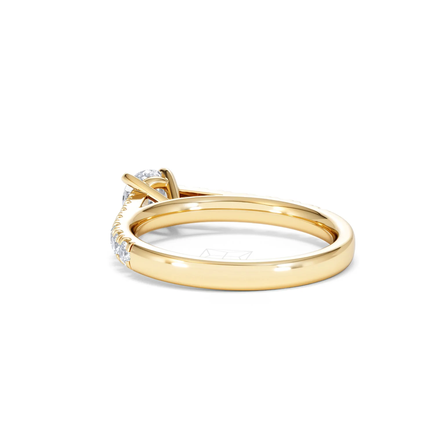 Natalia Diamond Engagement Side Stone Ring 18K Gold 0.91CT G/VS2 - Image 55