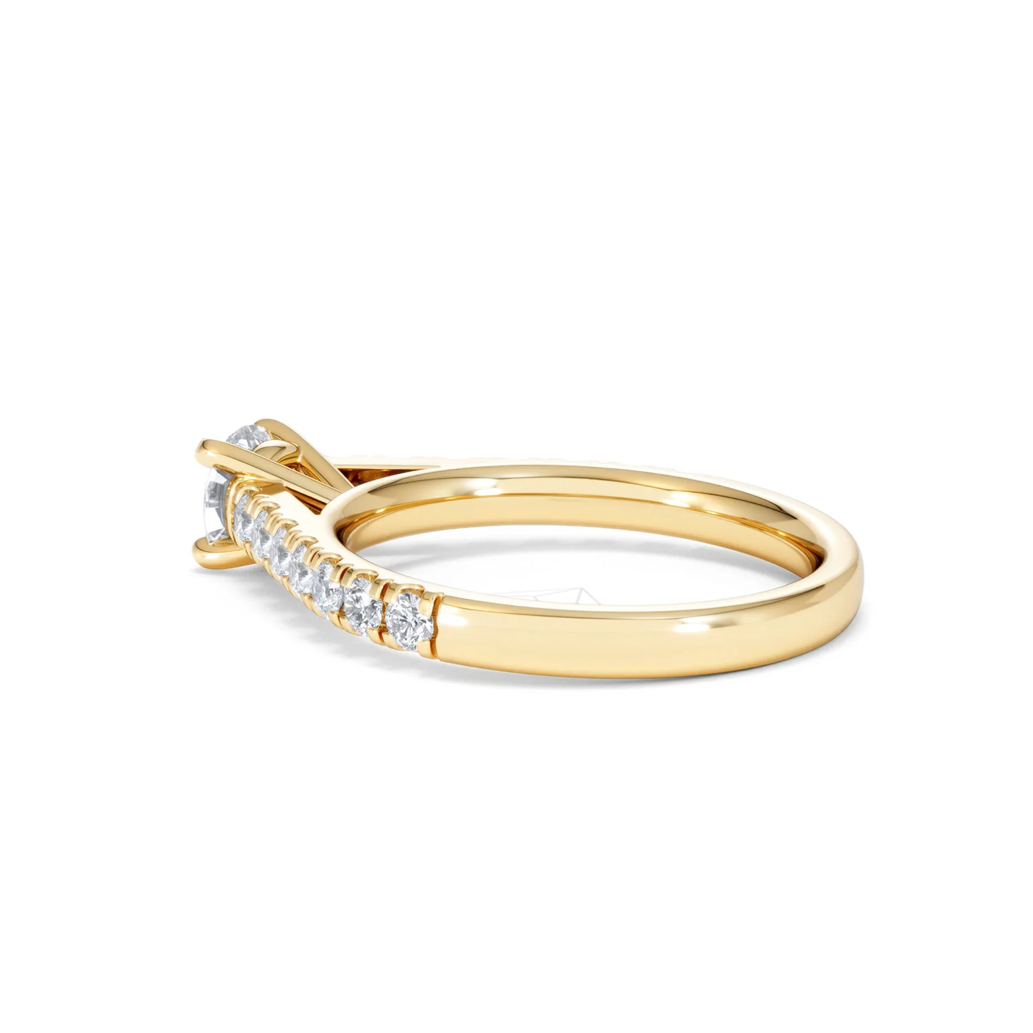 Natalia Diamond Engagement Side Stone Ring 18K Gold 0.91CT G/VS2 - Image 61