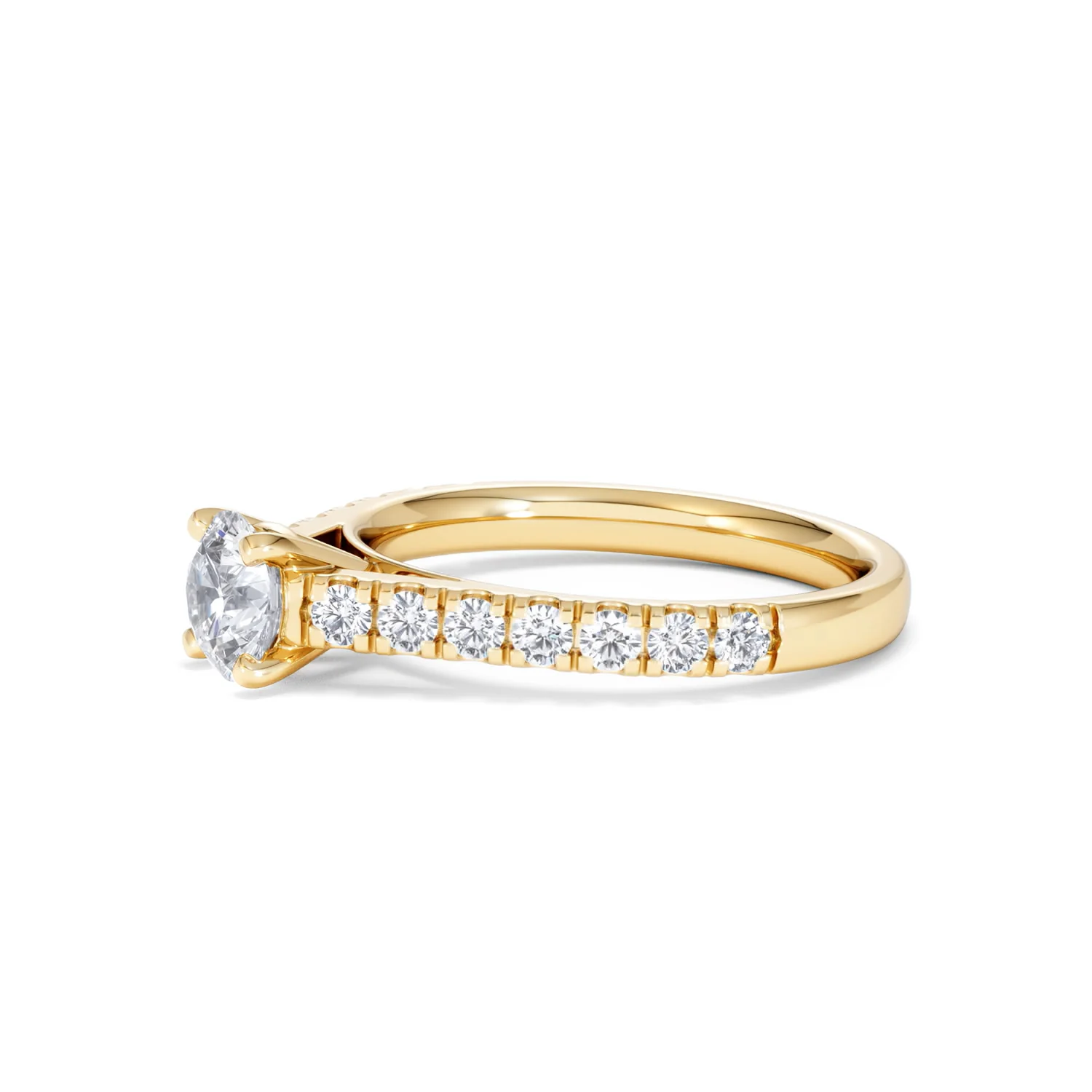 Natalia GIA Diamond Engagement Side Stone Ring 18K Gold 1.15CT G/SI2 - Image 74