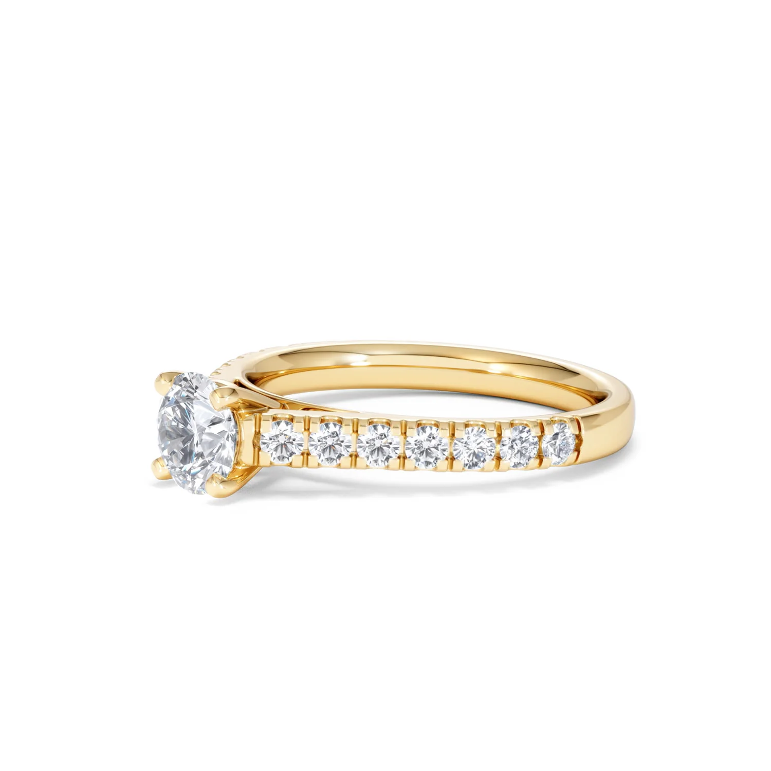 Natalia GIA Diamond Engagement Side Stone Ring 18K Gold 1.15CT G/SI2 - Image 77