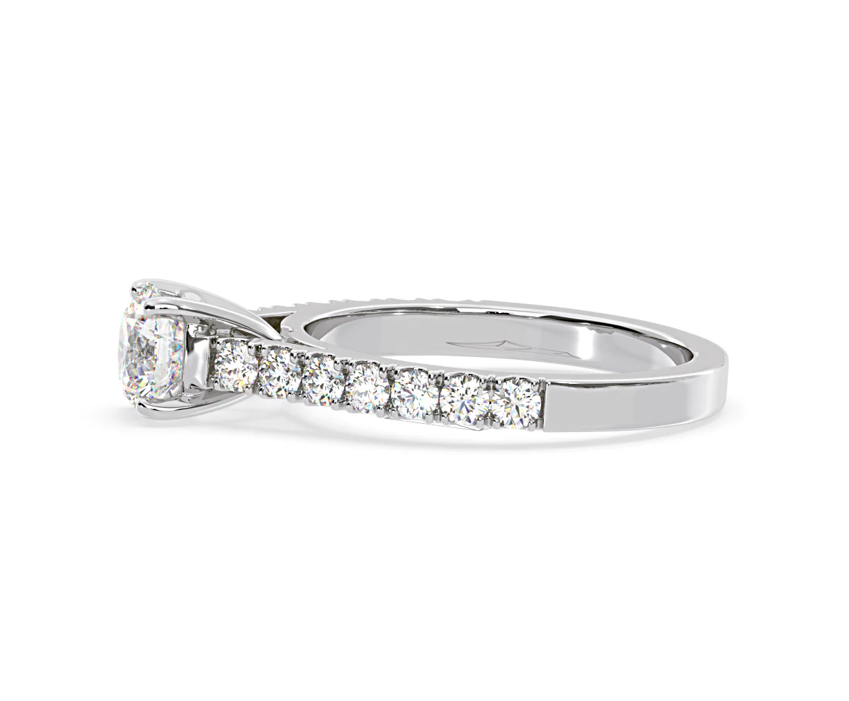 Natalia GIA Diamond Engagement Side Stone Ring Platinum 1.50CT G/VS2 - Image 106