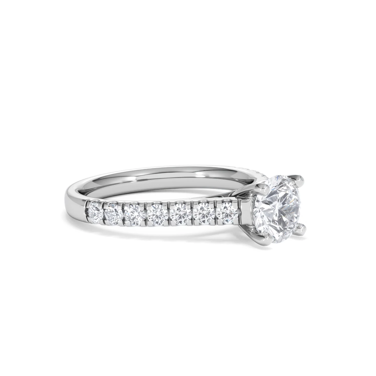 Natalia GIA Diamond Engagement Side Stone Ring Platinum 1.50CT G/VS2 - Image 18