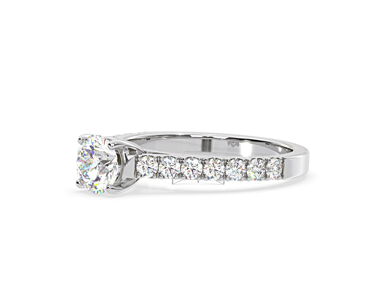 Natalia GIA Diamond Engagement Side Stone Ring Platinum 1.50CT G/VS2 - Image 98
