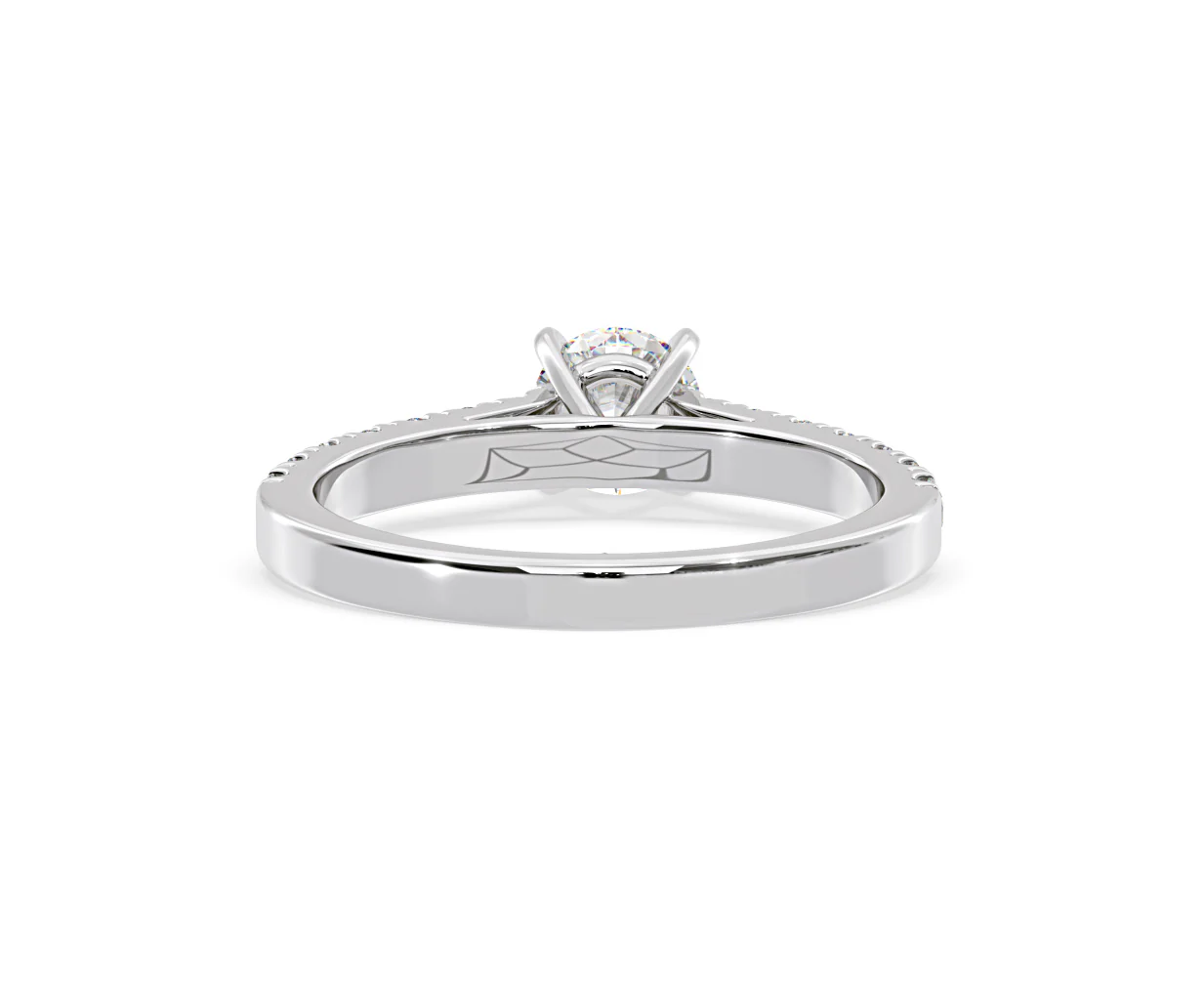Natalia Lab Diamond Engagement Side Stone Ring 18KW Gold 0.91CT F/VS1 - Image 128