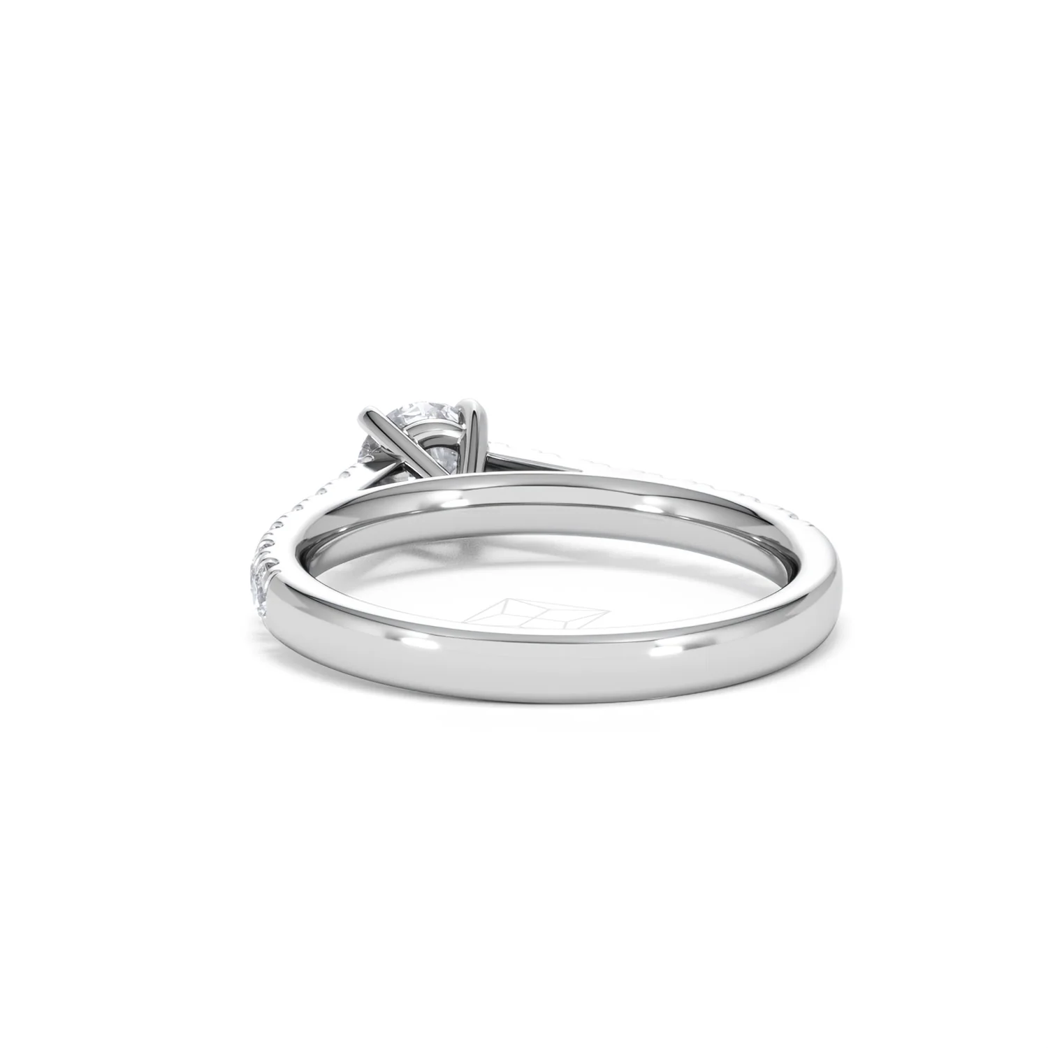 Natalia Lab Diamond Engagement Side Stone Ring 18KW Gold 0.91CT F/VS1 - Image 52