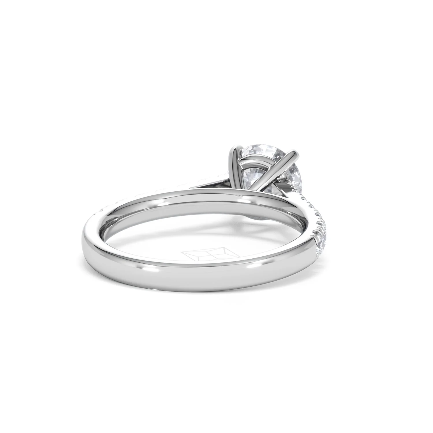 Natalia Lab Diamond Engagement Side Stone Ring Platinum 2.00CT F/VS1 - Image 43