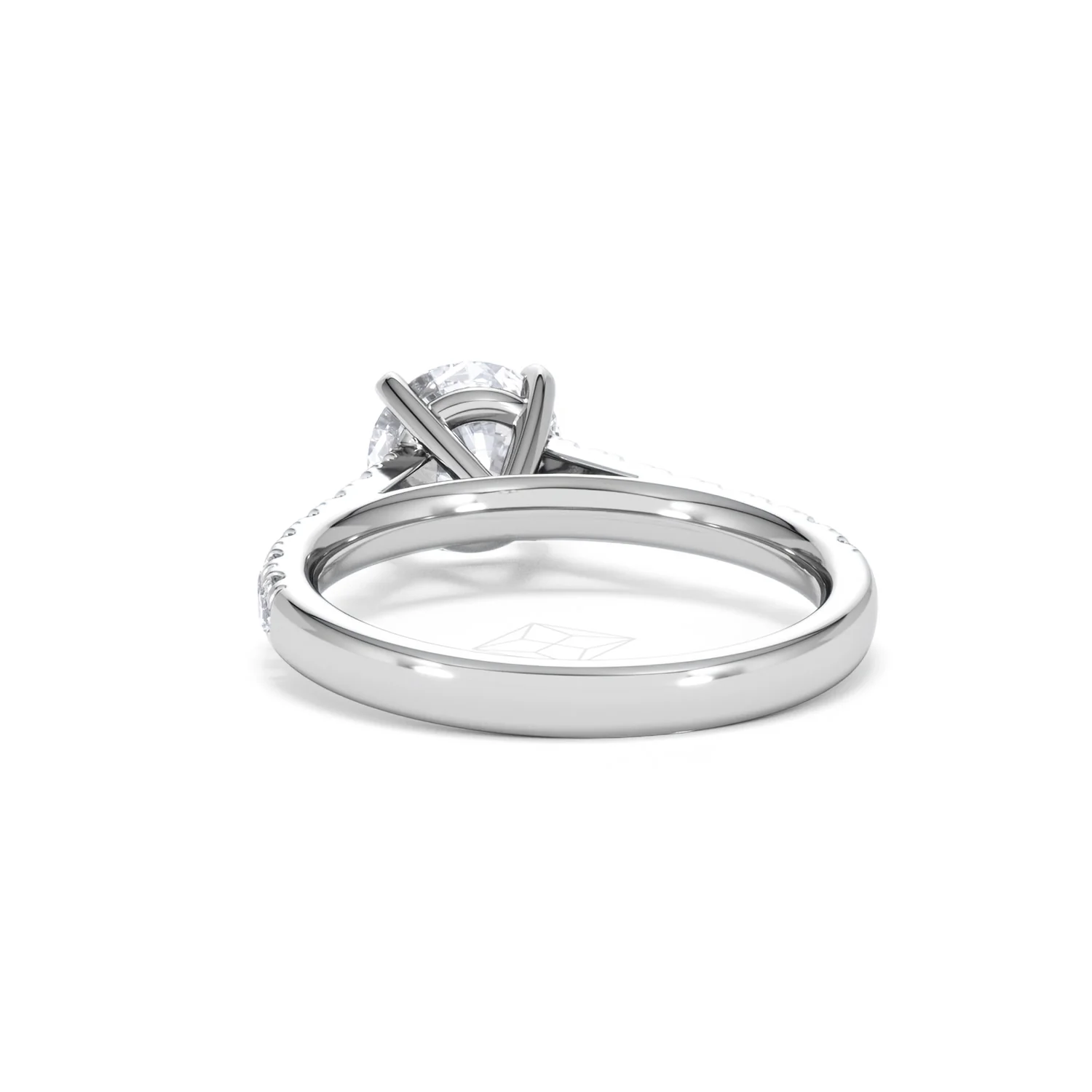 Natalia Lab Diamond Engagement Side Stone Ring Platinum 2.00CT F/VS1 - Image 51