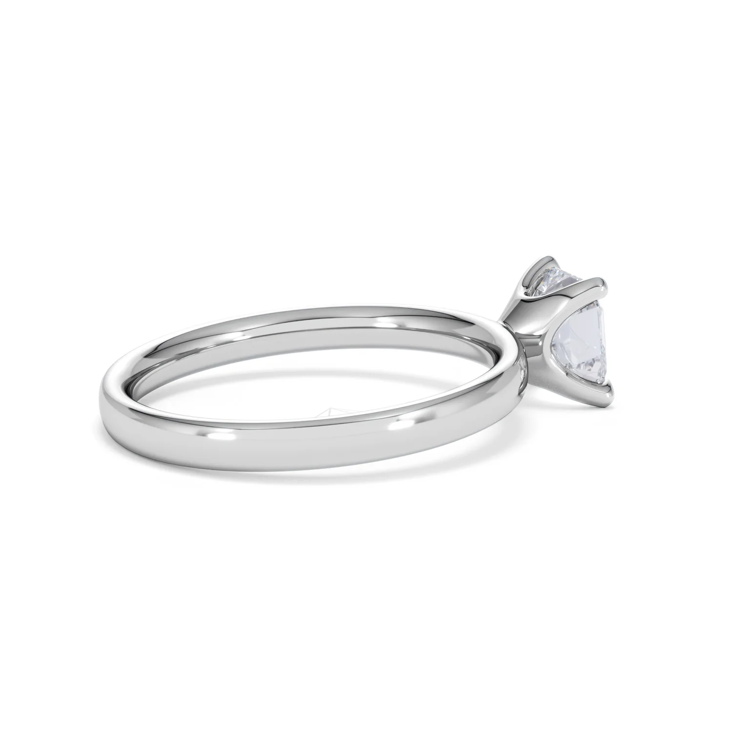 Origin 1.00ct Asscher Cut Lab Diamond Solitaire Engagement Ring in Platinum - Image 33