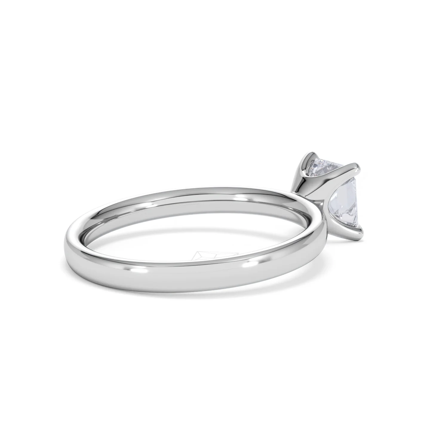 Origin 1.00ct Asscher Cut Lab Diamond Solitaire Engagement Ring in Platinum - Image 36