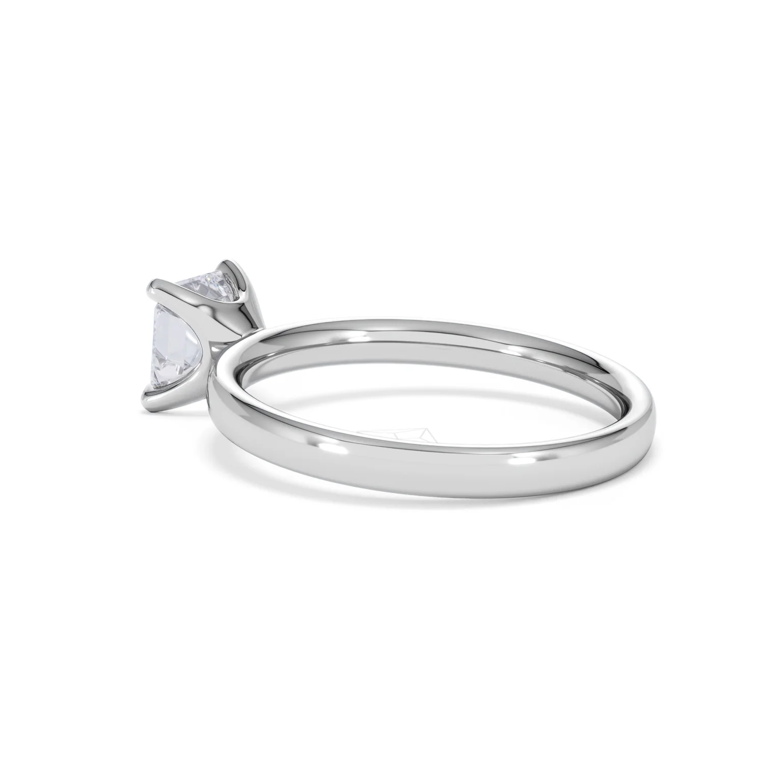 Origin 1.00ct Asscher Cut Lab Diamond Solitaire Engagement Ring in Platinum - Image 60