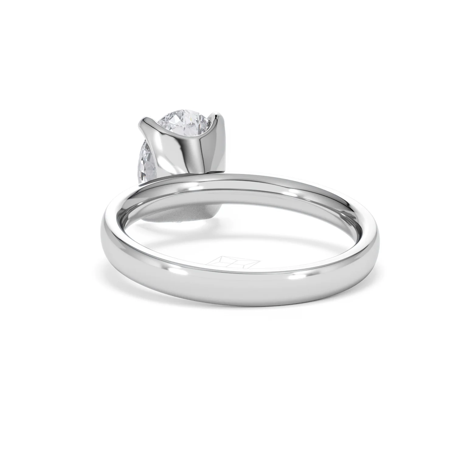 Origin 2.00ct Oval Cut Lab Diamond Solitaire Engagement Ring in Platinum - Image 51
