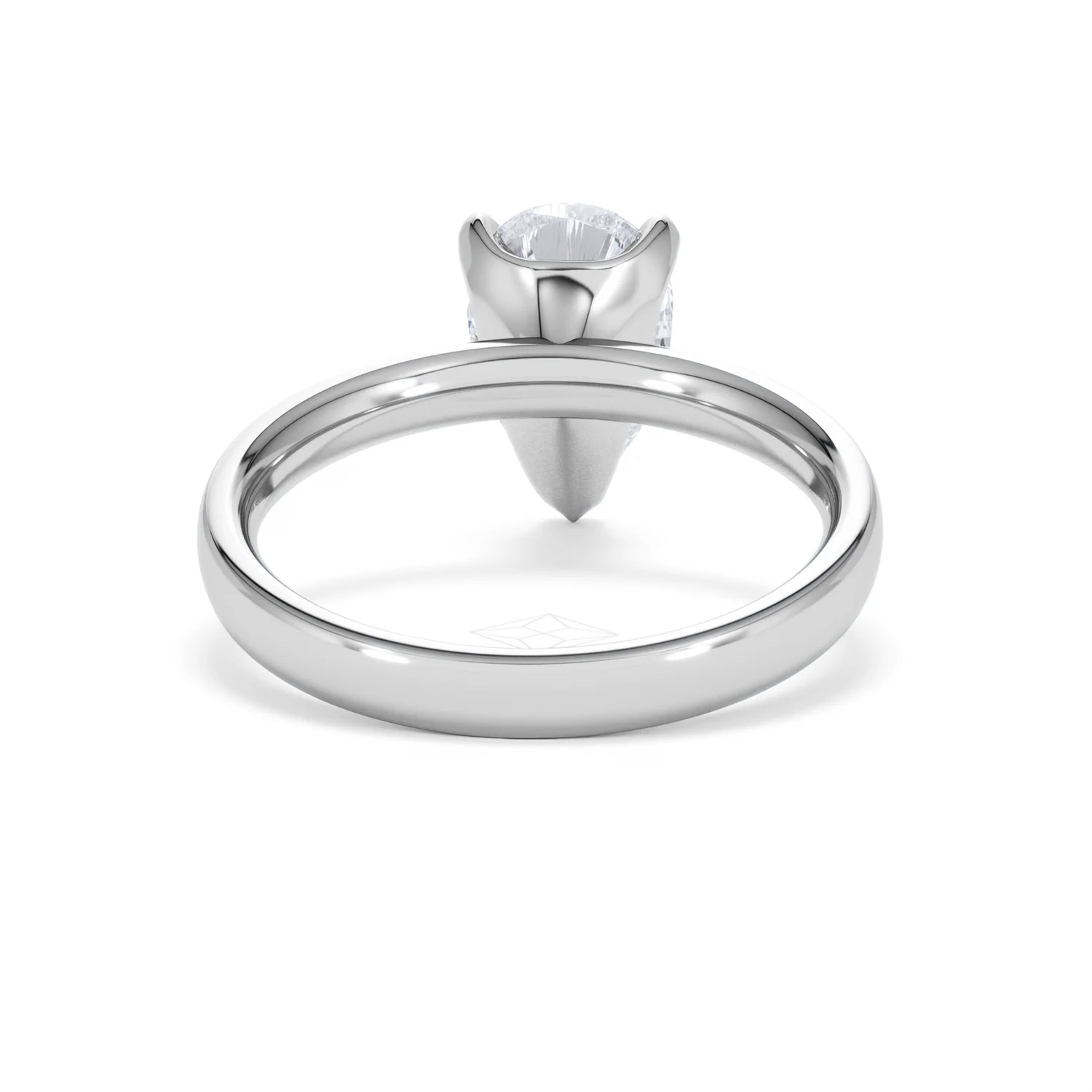 Origin 2.00ct Pear Cut Lab Diamond Solitaire Engagement Ring in Platinum - Image 46