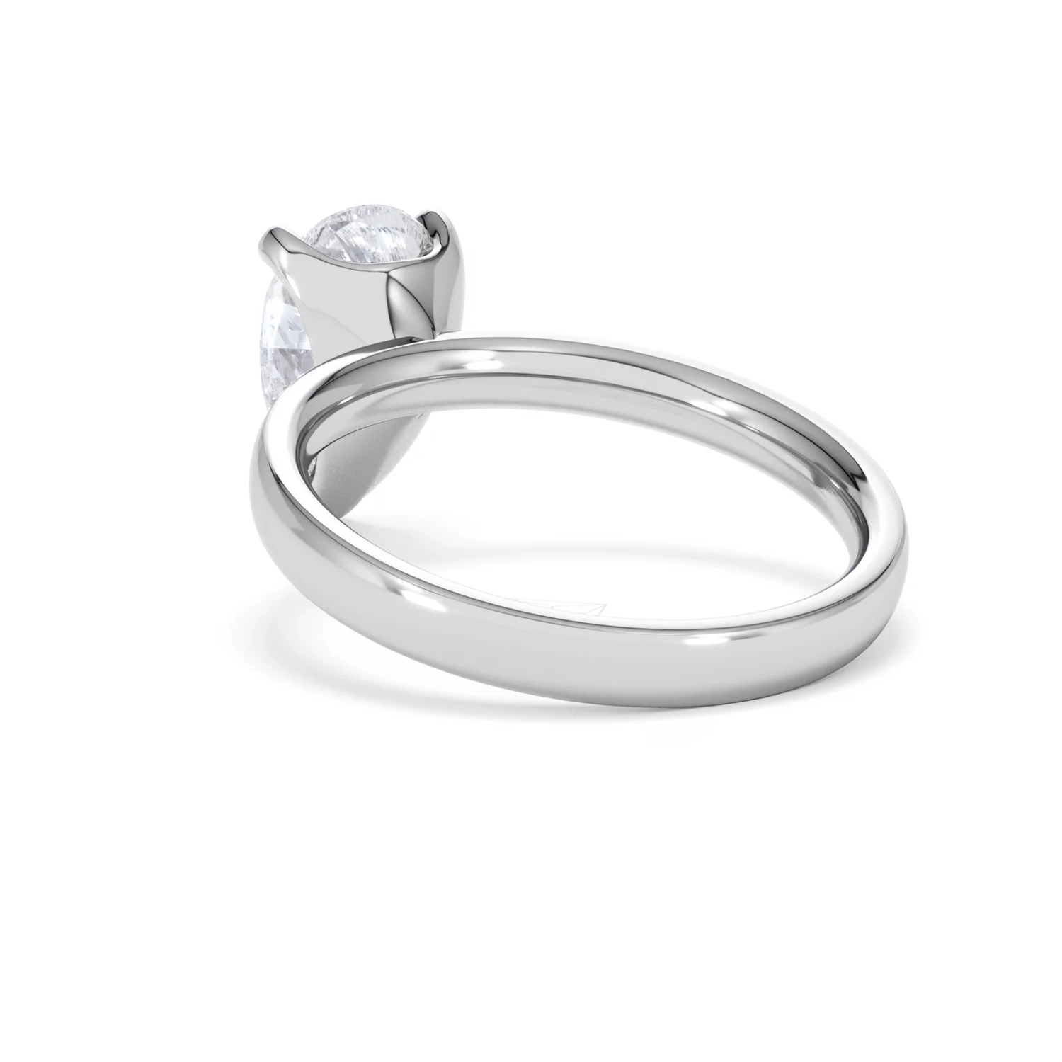 Origin 2.00ct Pear Cut Lab Diamond Solitaire Engagement Ring in Platinum - Image 54