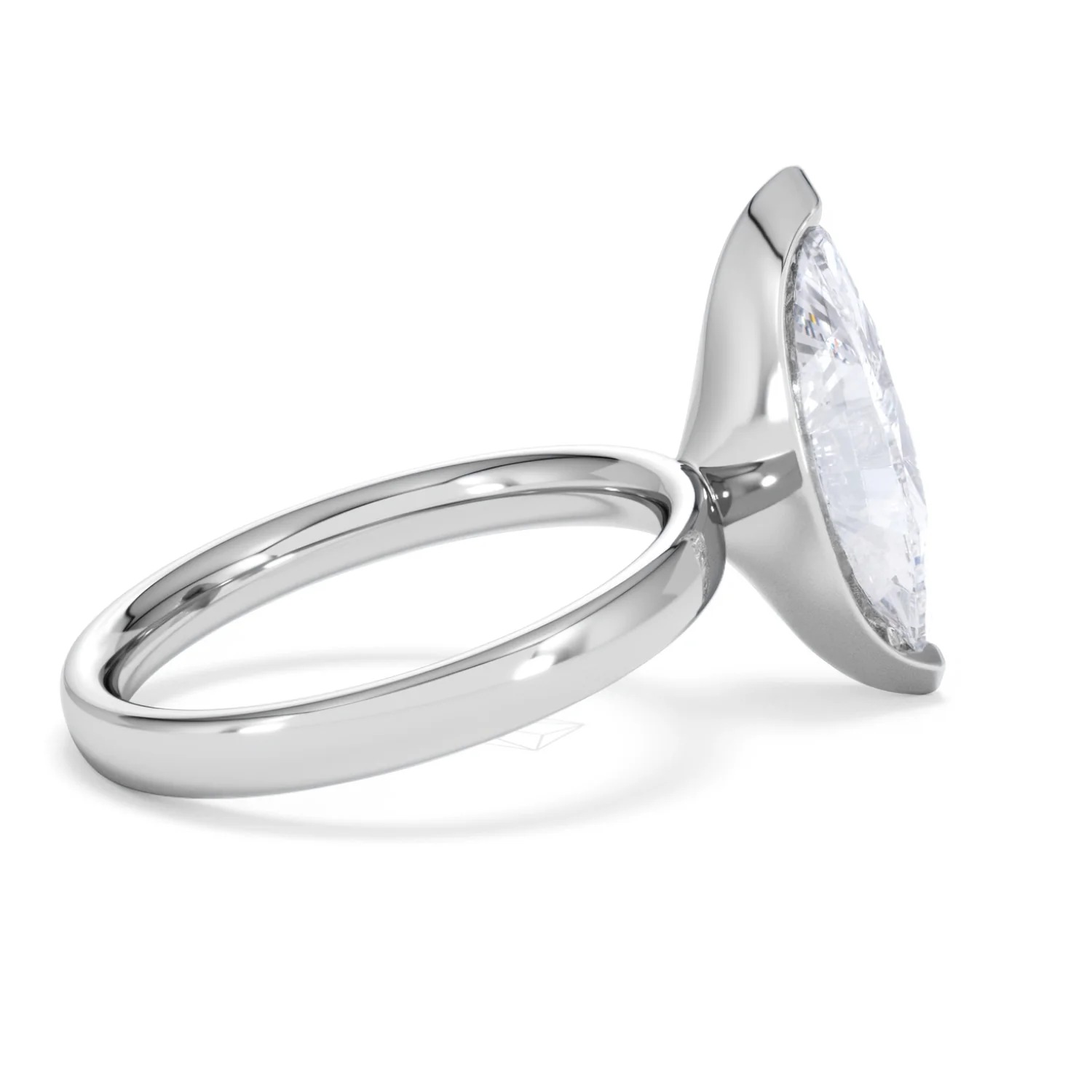 Origin 3.00ct Marquise Cut Lab Diamond Solitaire Engagement Ring in Platinum - Image 31