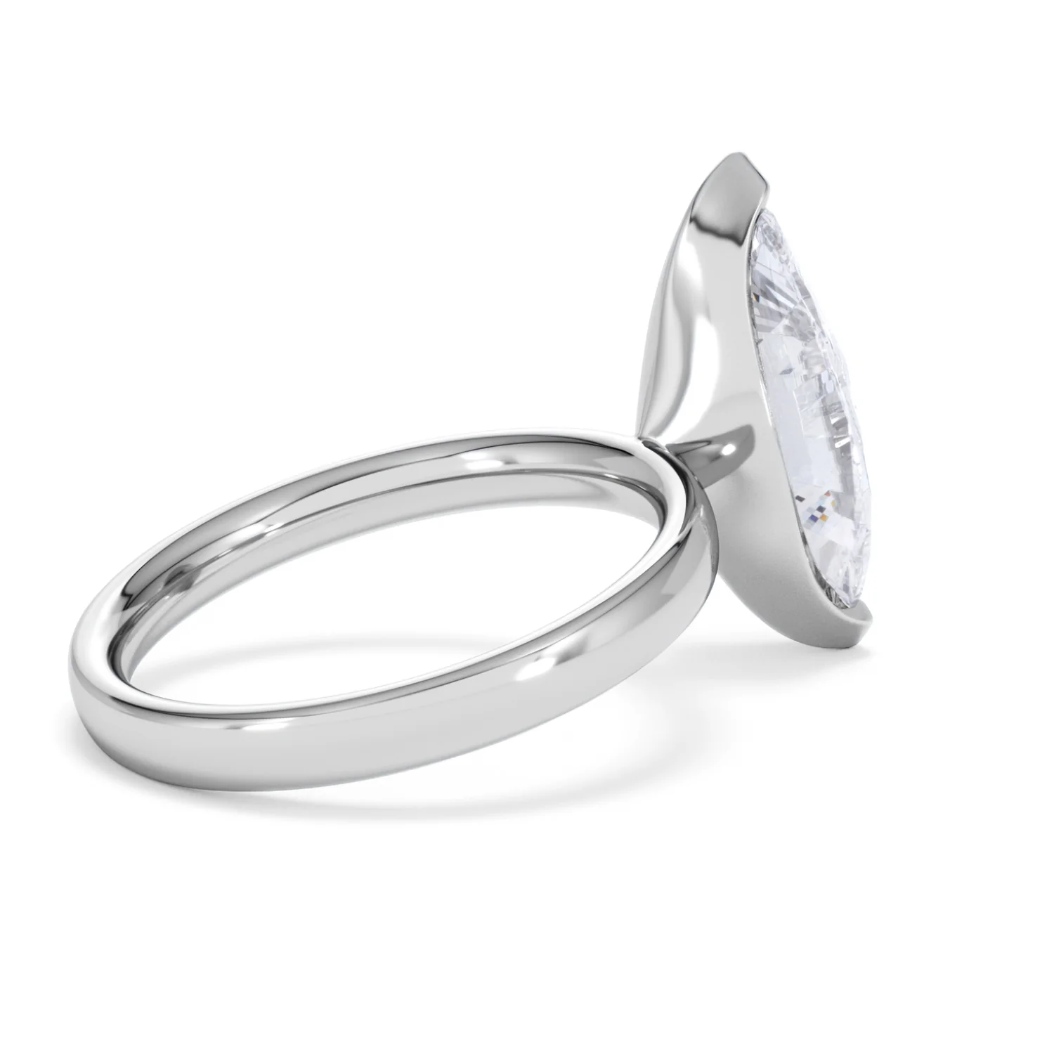 Origin 3.00ct Marquise Cut Lab Diamond Solitaire Engagement Ring in Platinum - Image 34