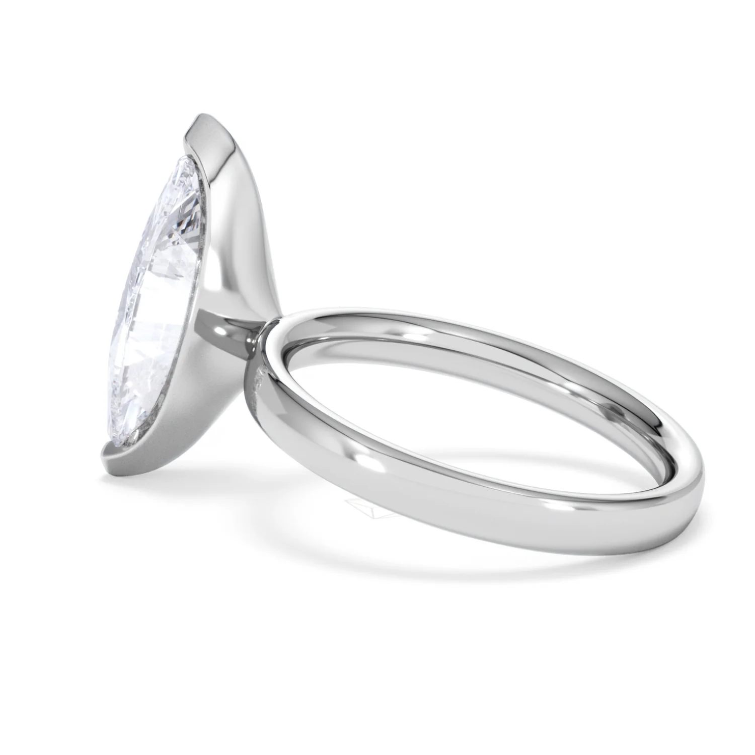 Origin 3.00ct Marquise Cut Lab Diamond Solitaire Engagement Ring in Platinum - Image 62