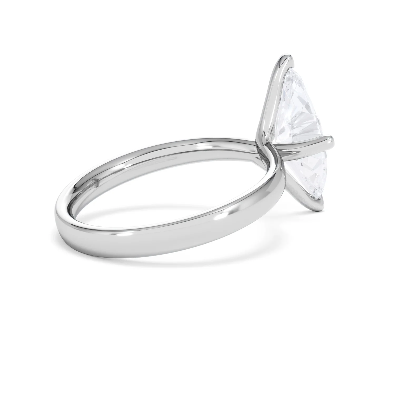 Origin Twist 2.00ct Marquise Cut Lab Diamond Solitaire Engagement Ring in Platinum - Image 34