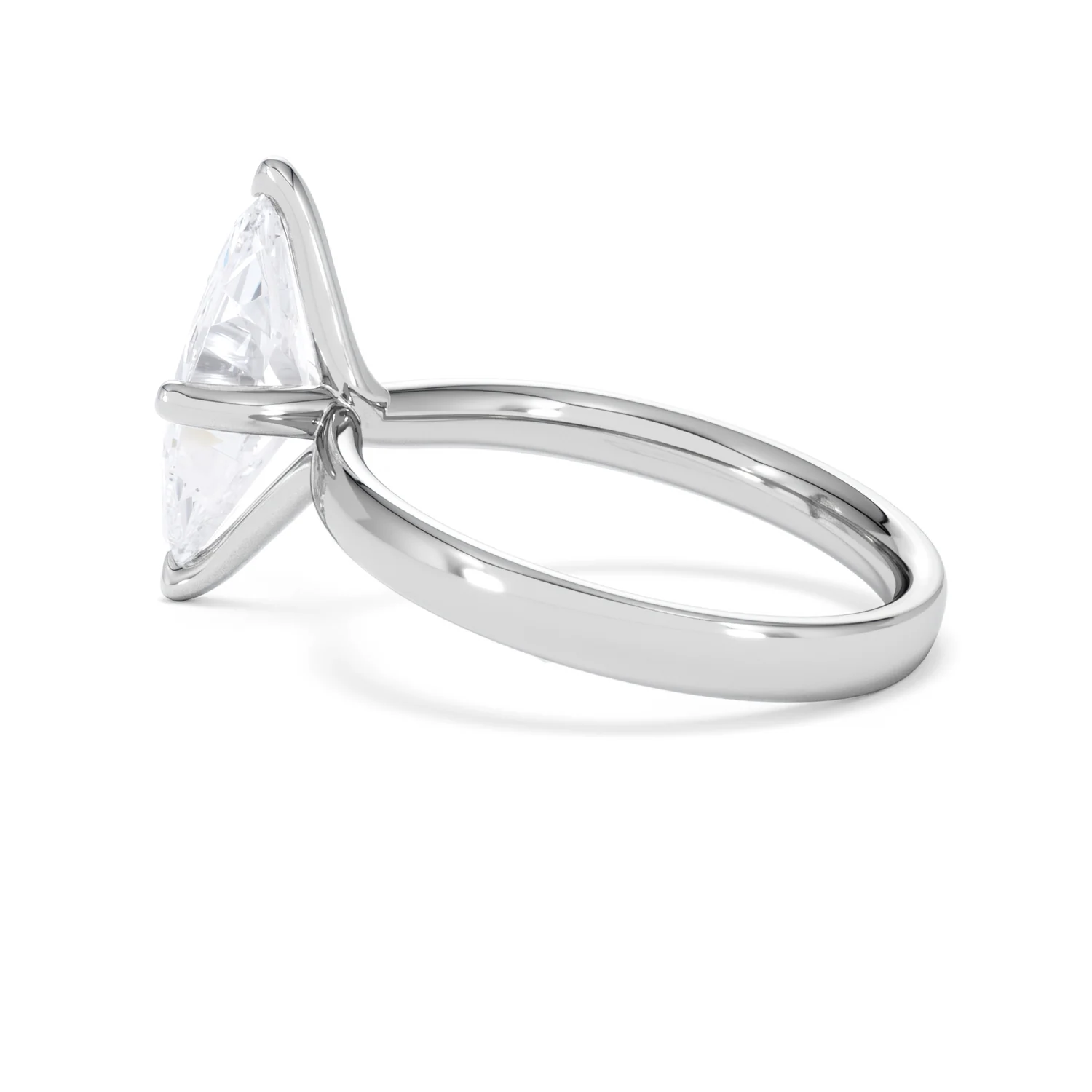 Origin Twist 2.00ct Marquise Cut Lab Diamond Solitaire Engagement Ring in Platinum - Image 62