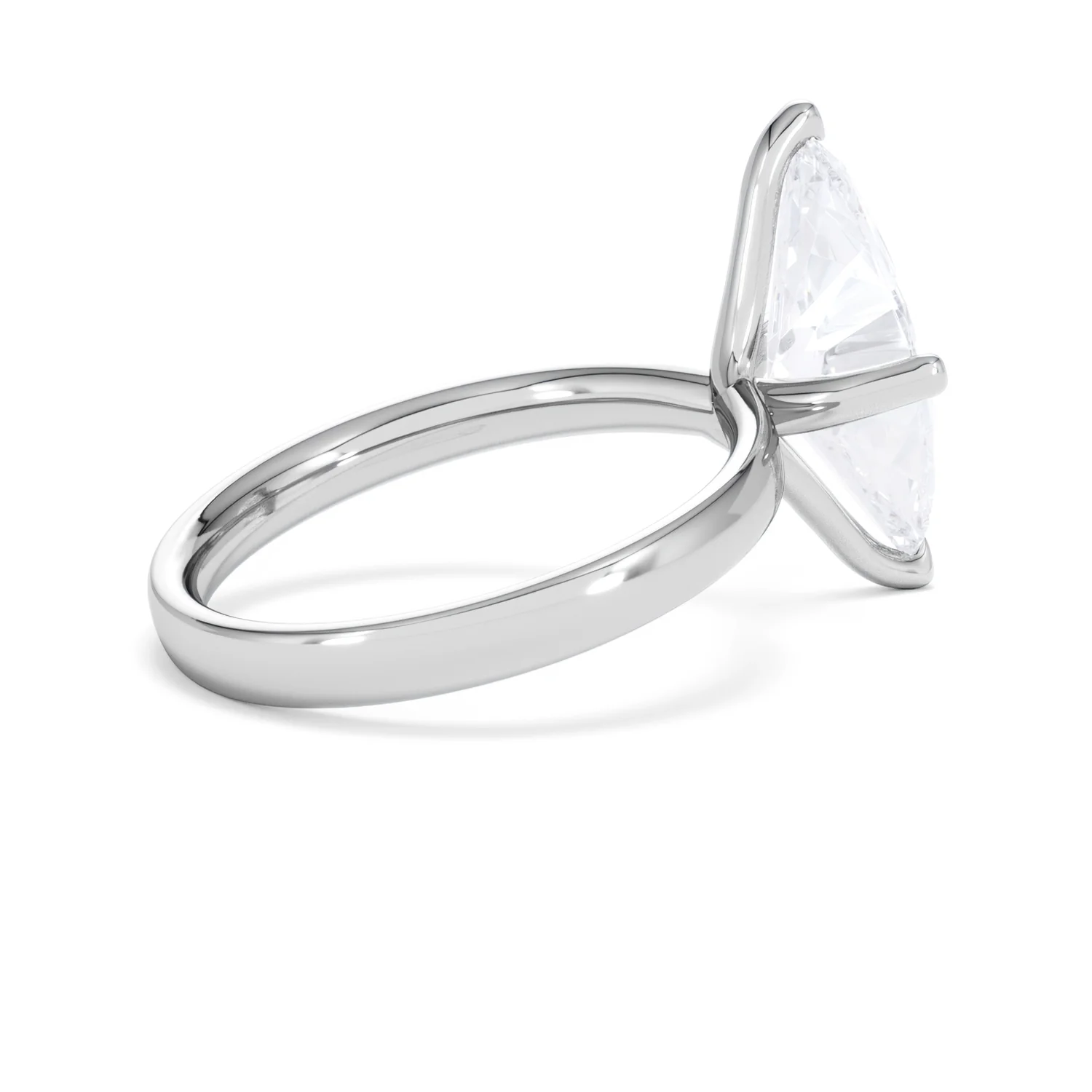 Origin Twist 3.00ct Marquise Cut Lab Diamond Solitaire Engagement Ring in Platinum - Image 33