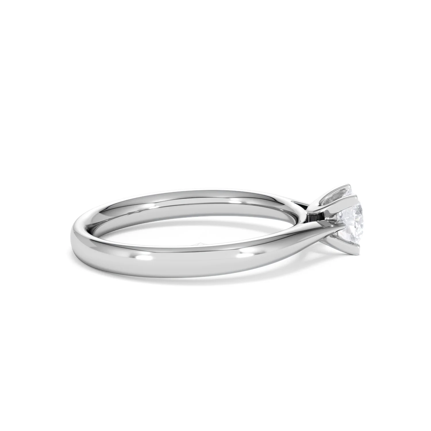 Platinum Half Carat Diamond Engagement Ring Grace Lab F/VS1 - Image 29