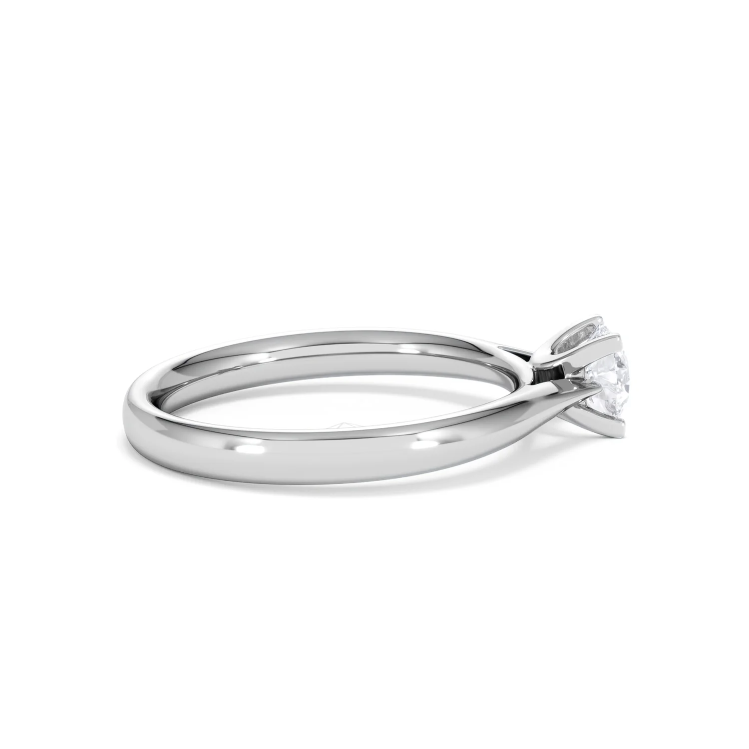 Platinum Half Carat Diamond Engagement Ring Grace Lab F/VS1 - Image 30