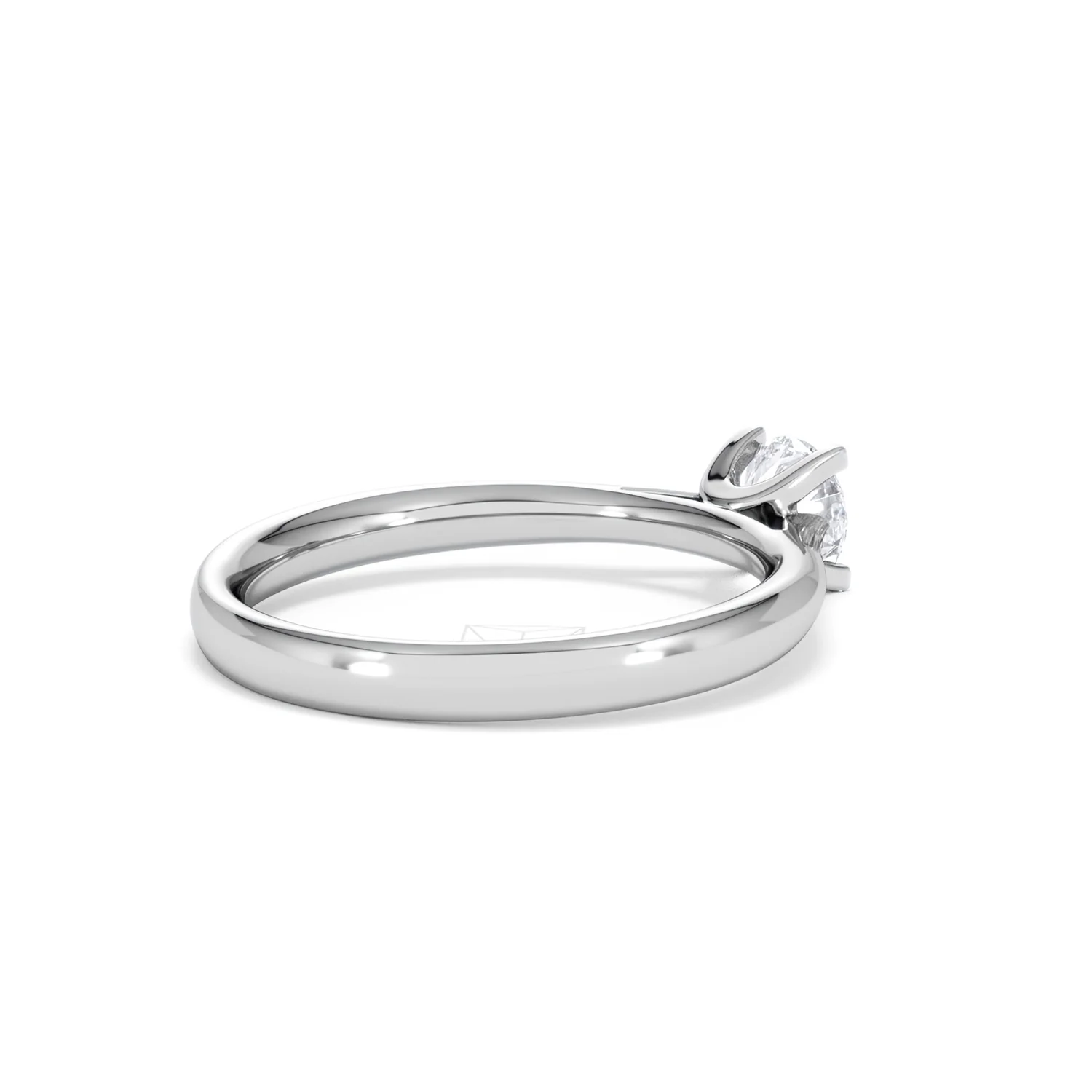 Platinum Half Carat Diamond Engagement Ring Grace Lab F/VS1 - Image 37
