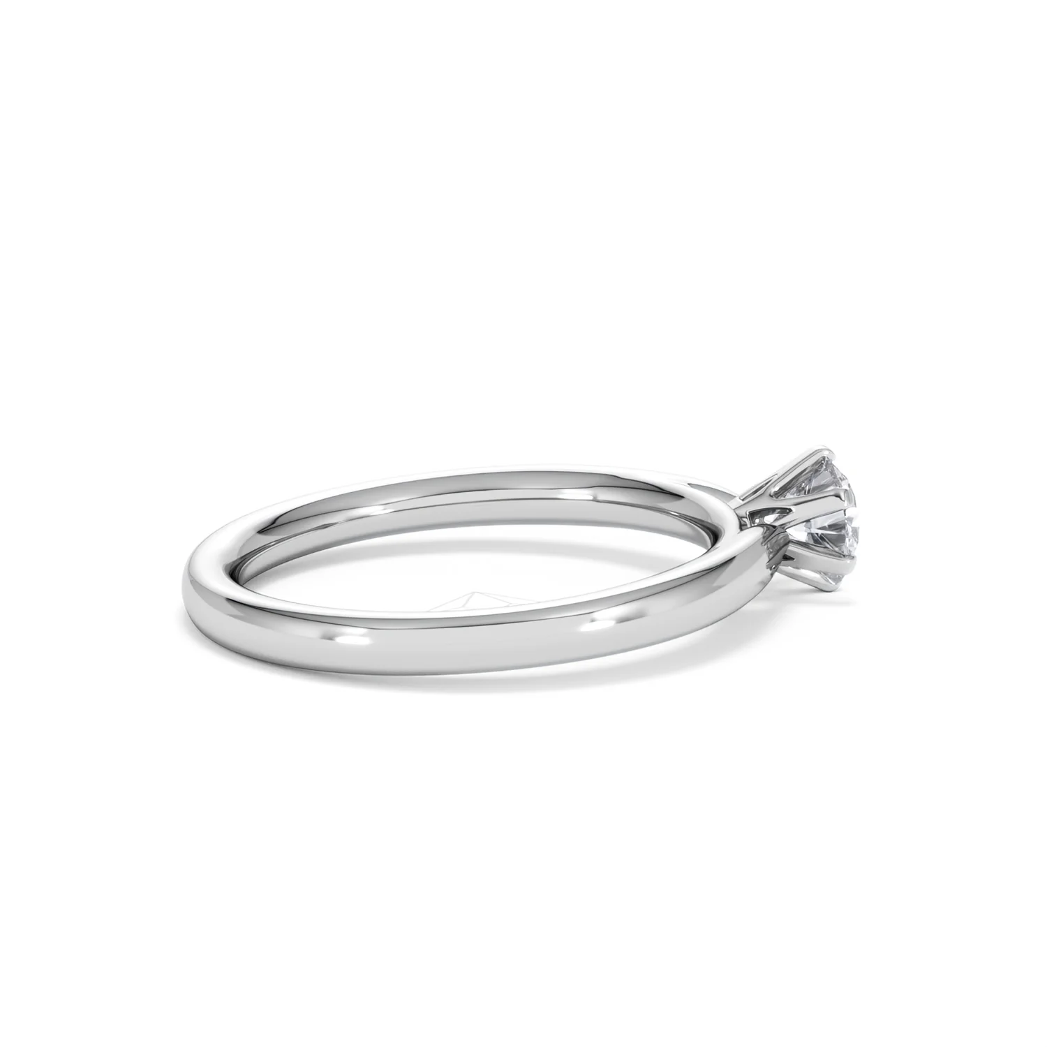 Platinum Half Carat Diamond Engagement Ring Low Chloe Lab F/VS1 - Image 31