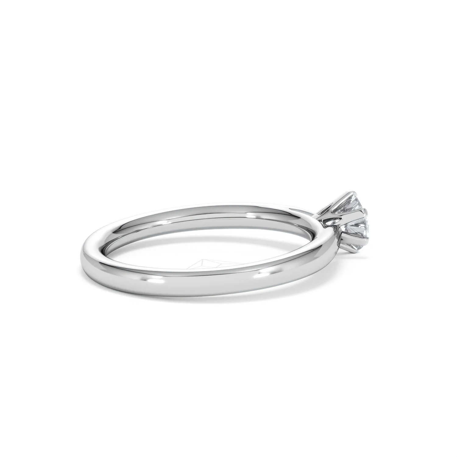 Platinum Half Carat Diamond Engagement Ring Low Chloe Lab F/VS1 - Image 33