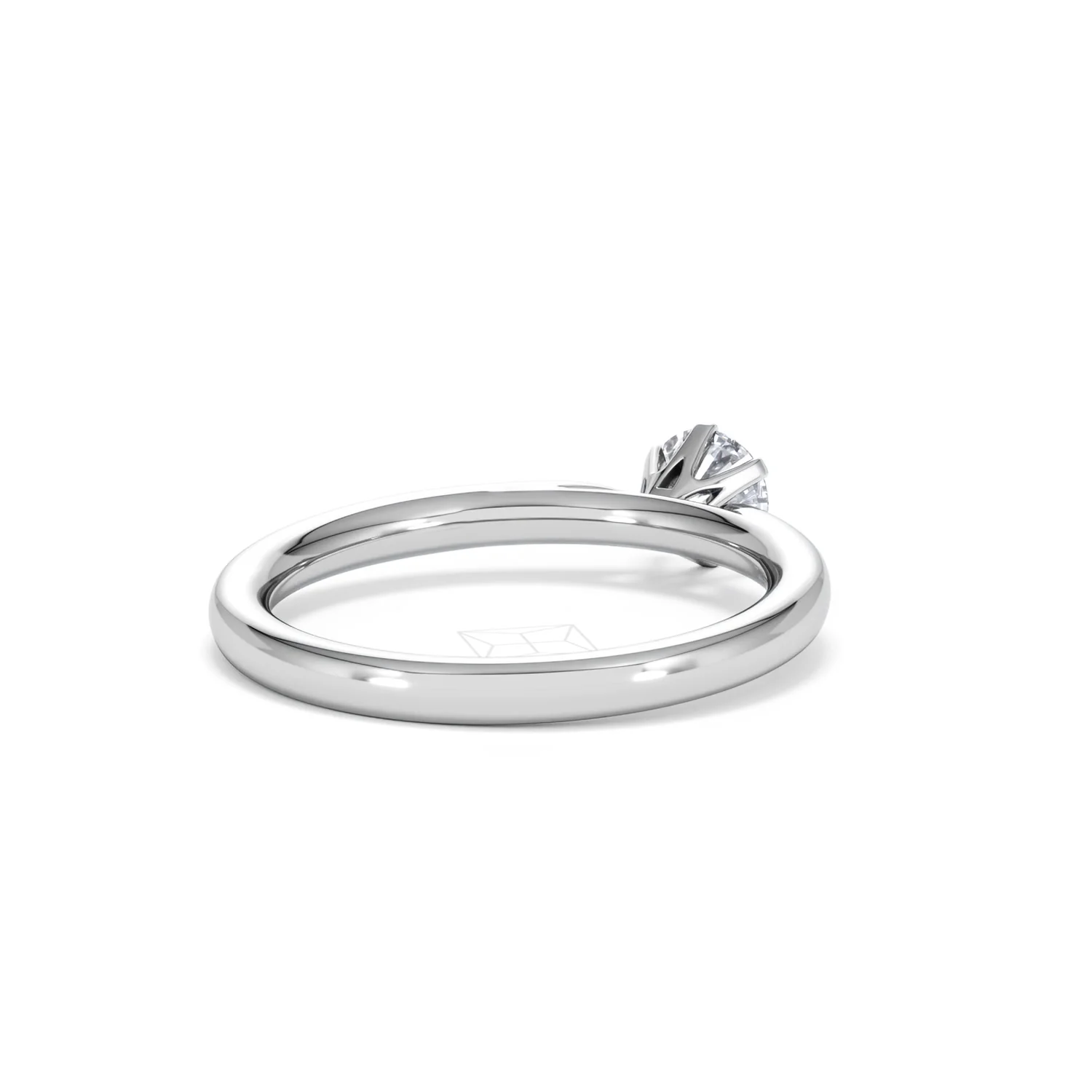 Platinum Half Carat Diamond Engagement Ring Low Chloe Lab F/VS1 - Image 41