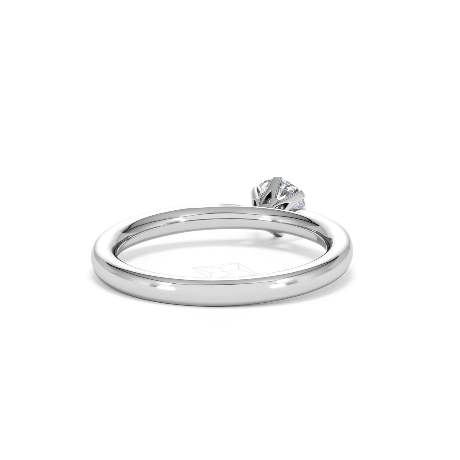 Platinum Half Carat Diamond Engagement Ring Low Chloe Lab F/VS1 - Image 43