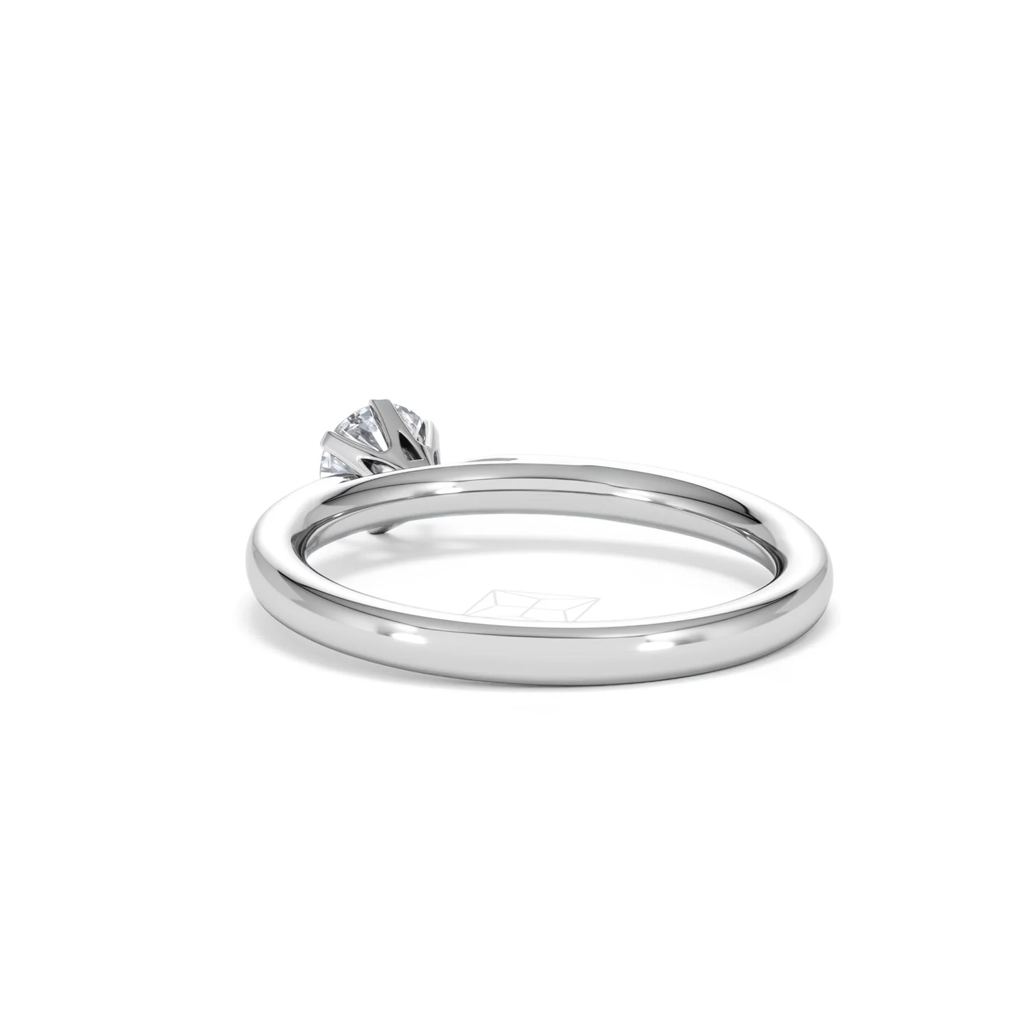 Platinum Half Carat Diamond Engagement Ring Low Chloe Lab F/VS1 - Image 54