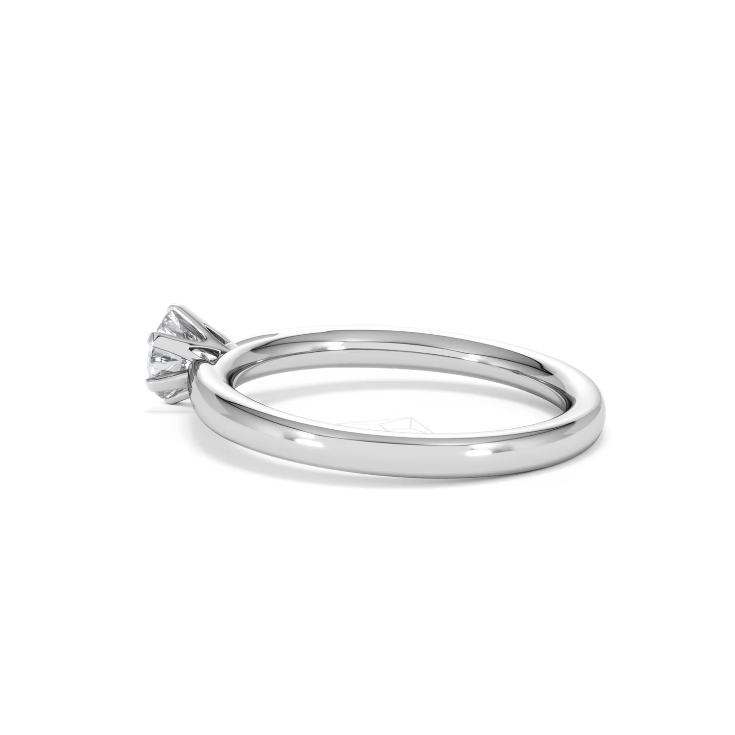 Platinum Half Carat Diamond Engagement Ring Low Chloe Lab F/VS1 - Image 62
