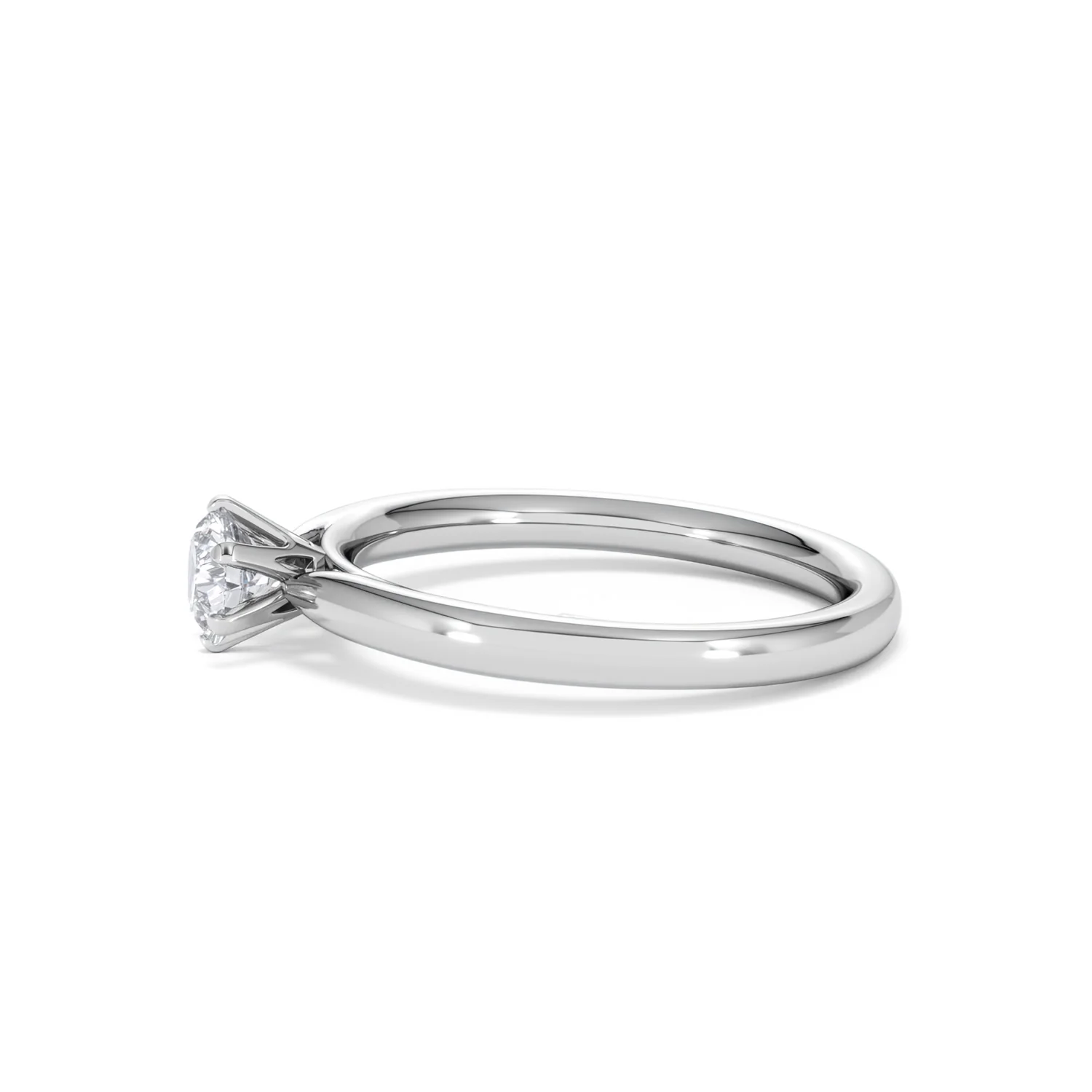Platinum Half Carat Diamond Engagement Ring Low Chloe Lab F/VS1 - Image 70