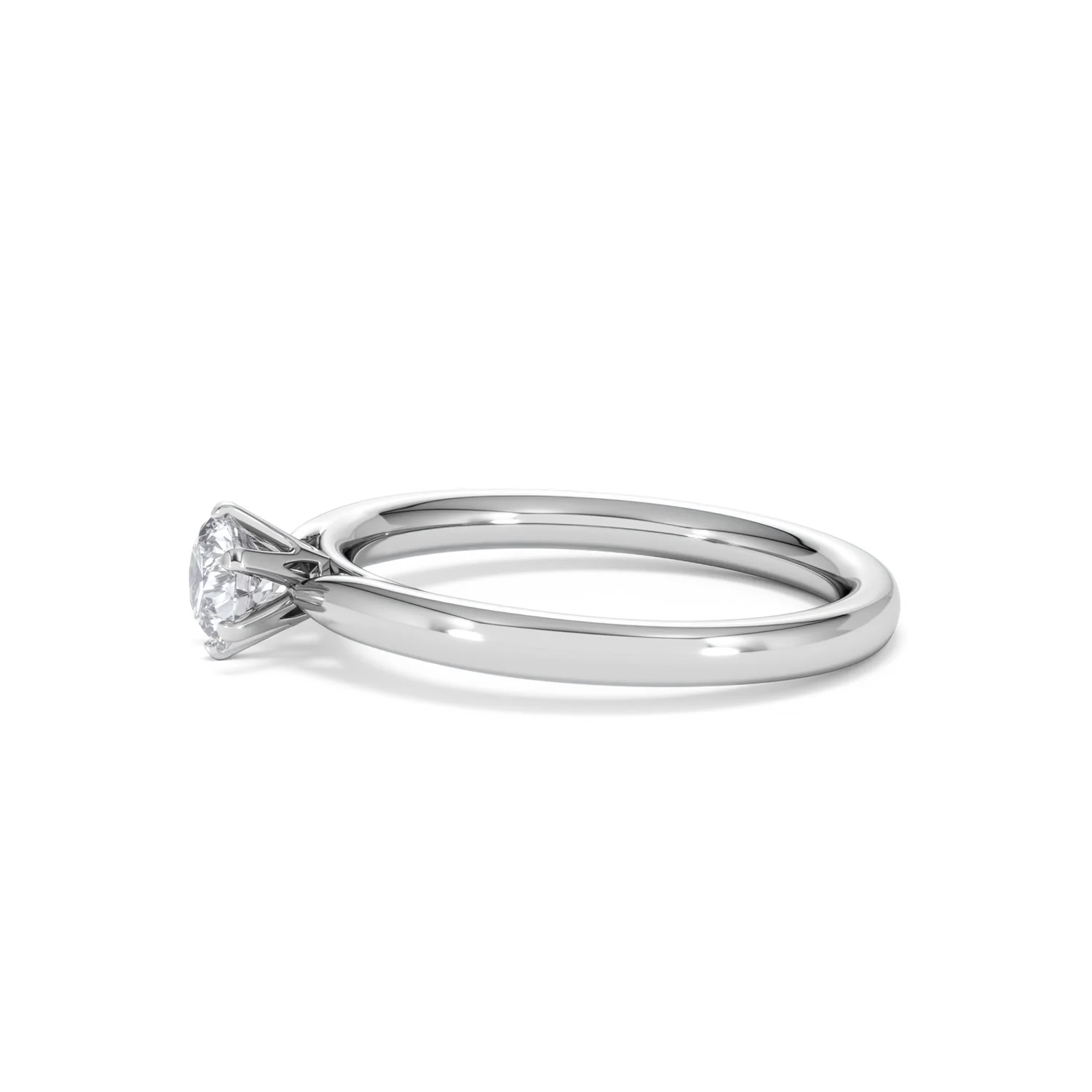Platinum Half Carat Diamond Engagement Ring Low Chloe Lab F/VS1 - Image 71