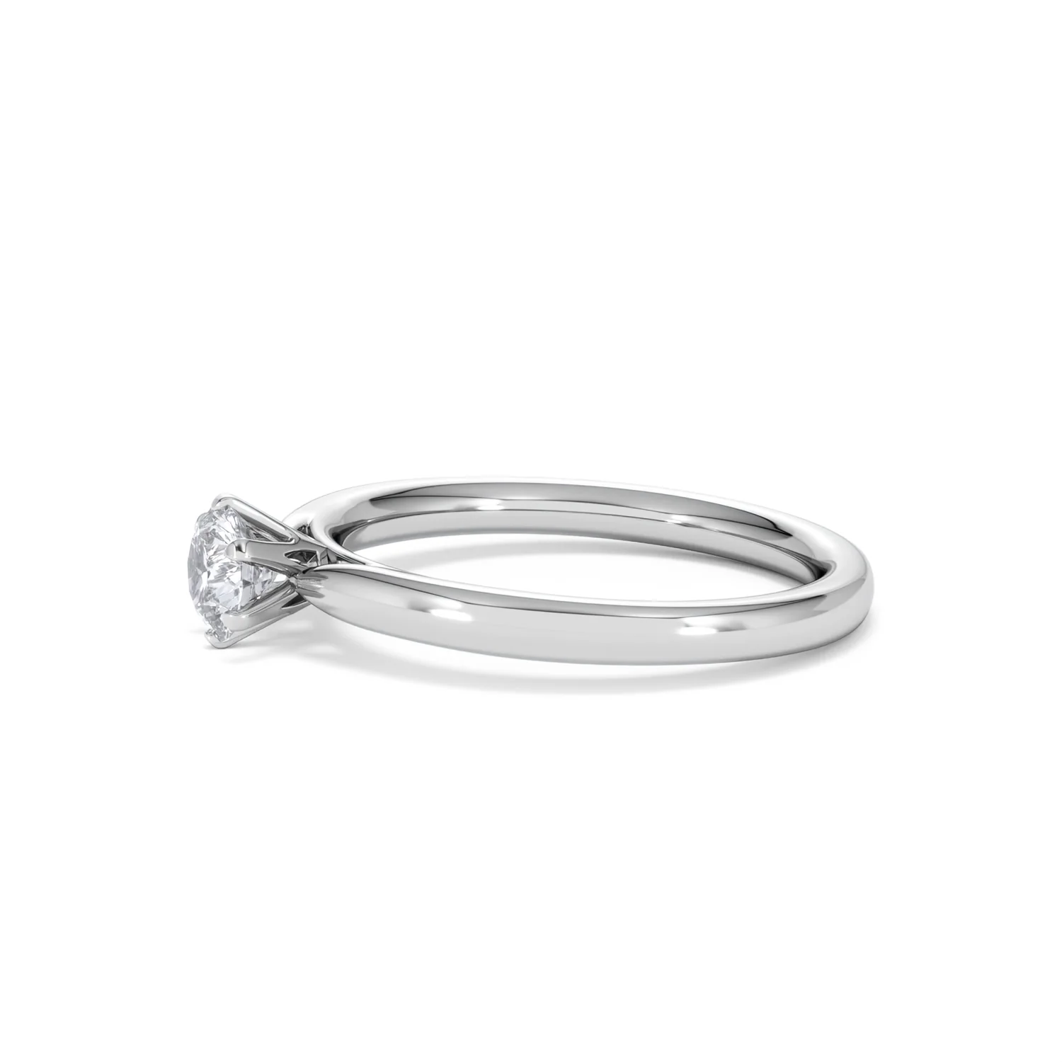Platinum Half Carat Diamond Engagement Ring Low Chloe Lab F/VS1 - Image 72