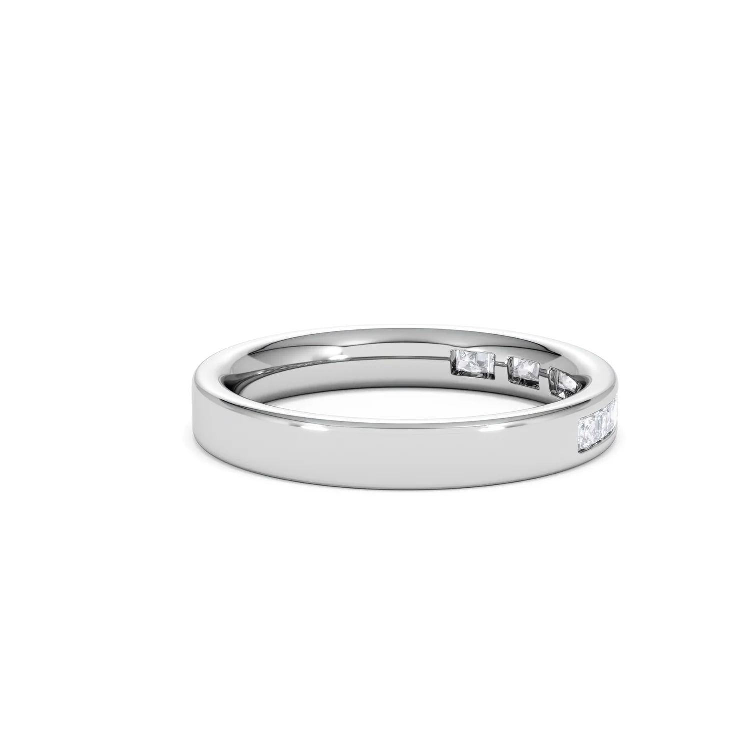Platinum Princess Diamond Half Eternity Ring 0.50CT H/SI - Image 32