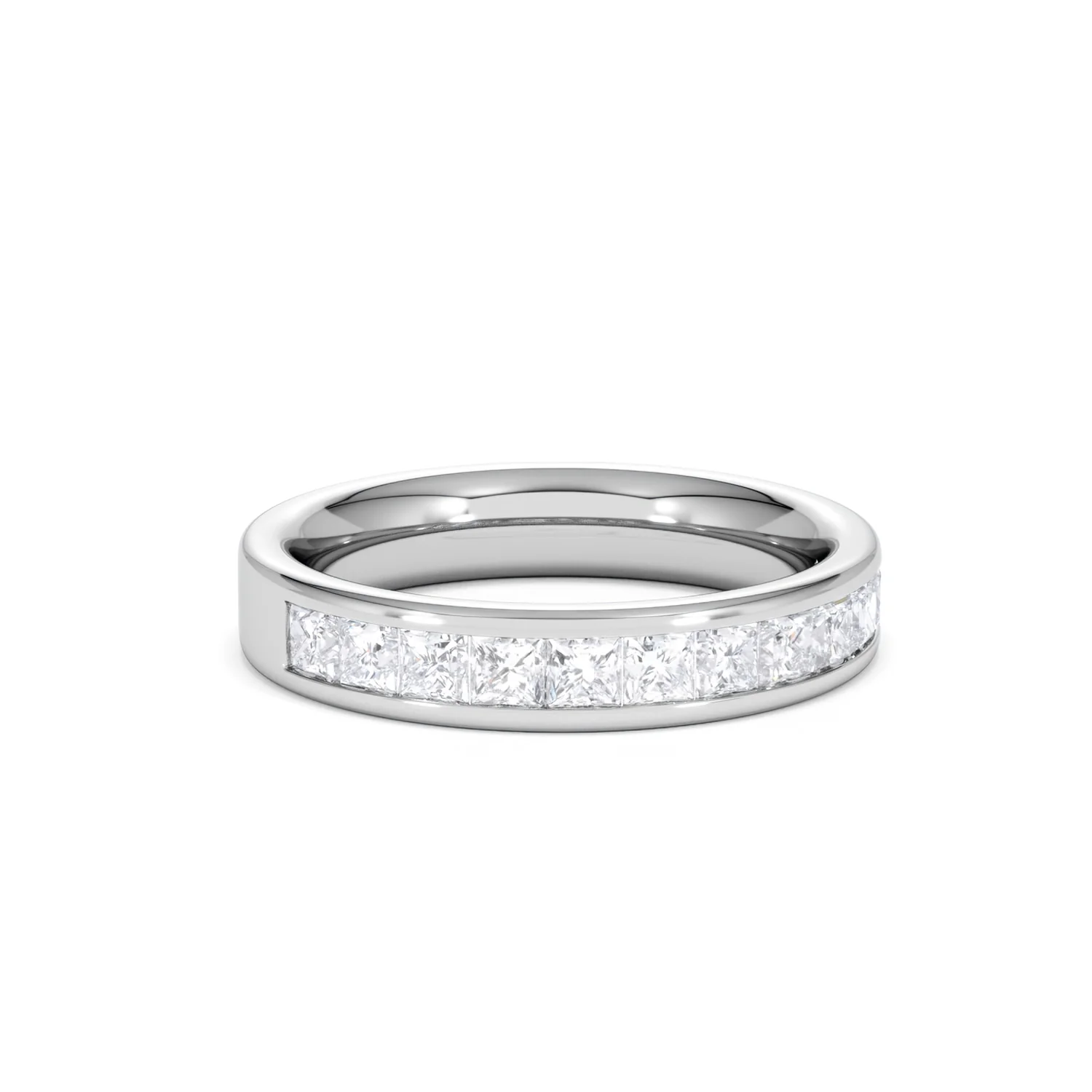 Platinum Princess Diamond Half Eternity Ring 1.00CT H/SI - Image 12