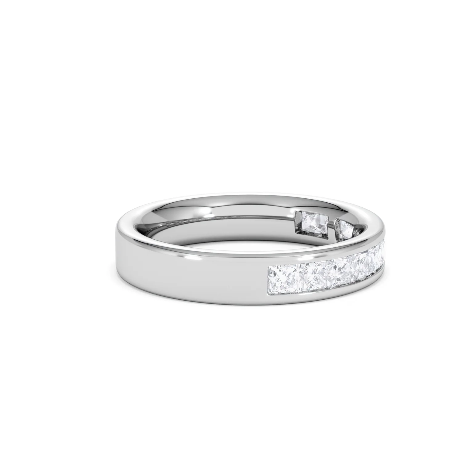 Platinum Princess Diamond Half Eternity Ring 1.00CT H/SI - Image 26