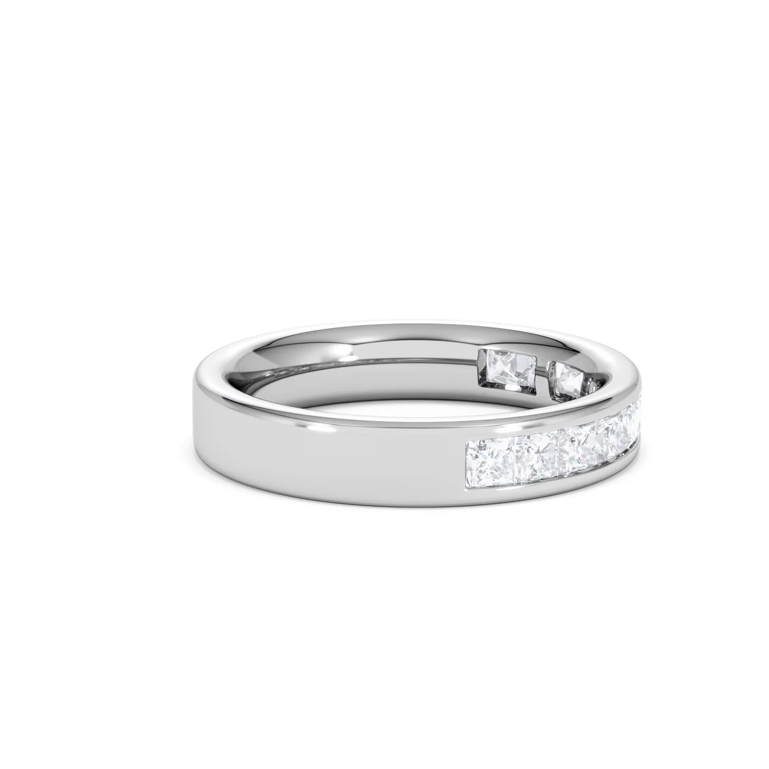Platinum Princess Diamond Half Eternity Ring 1.00CT H/SI - Image 27